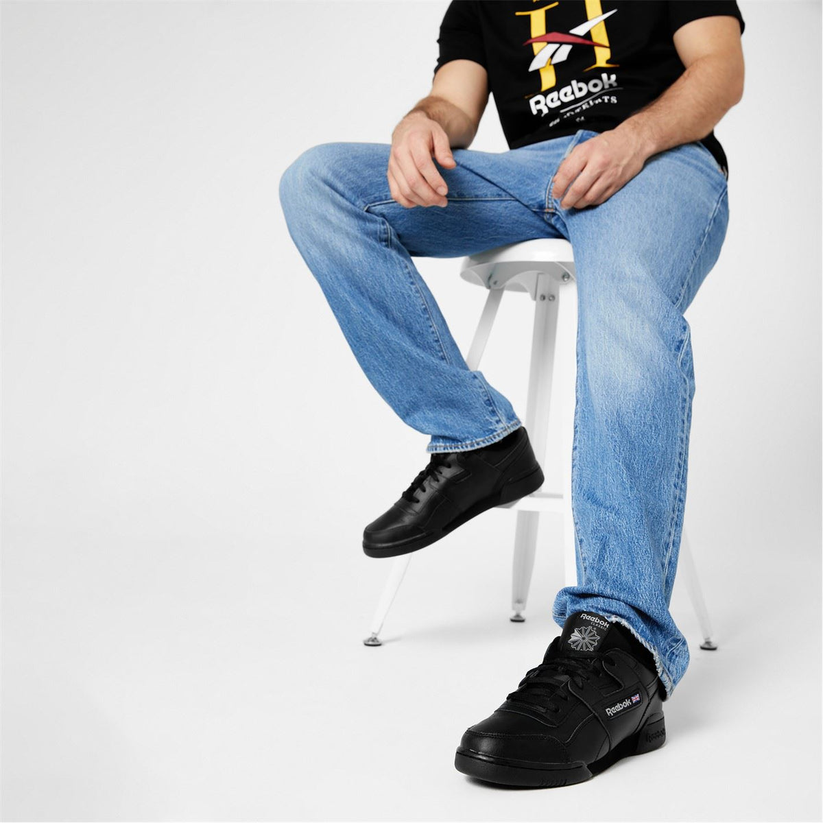 Reebok Mens Workout Plus Trainers