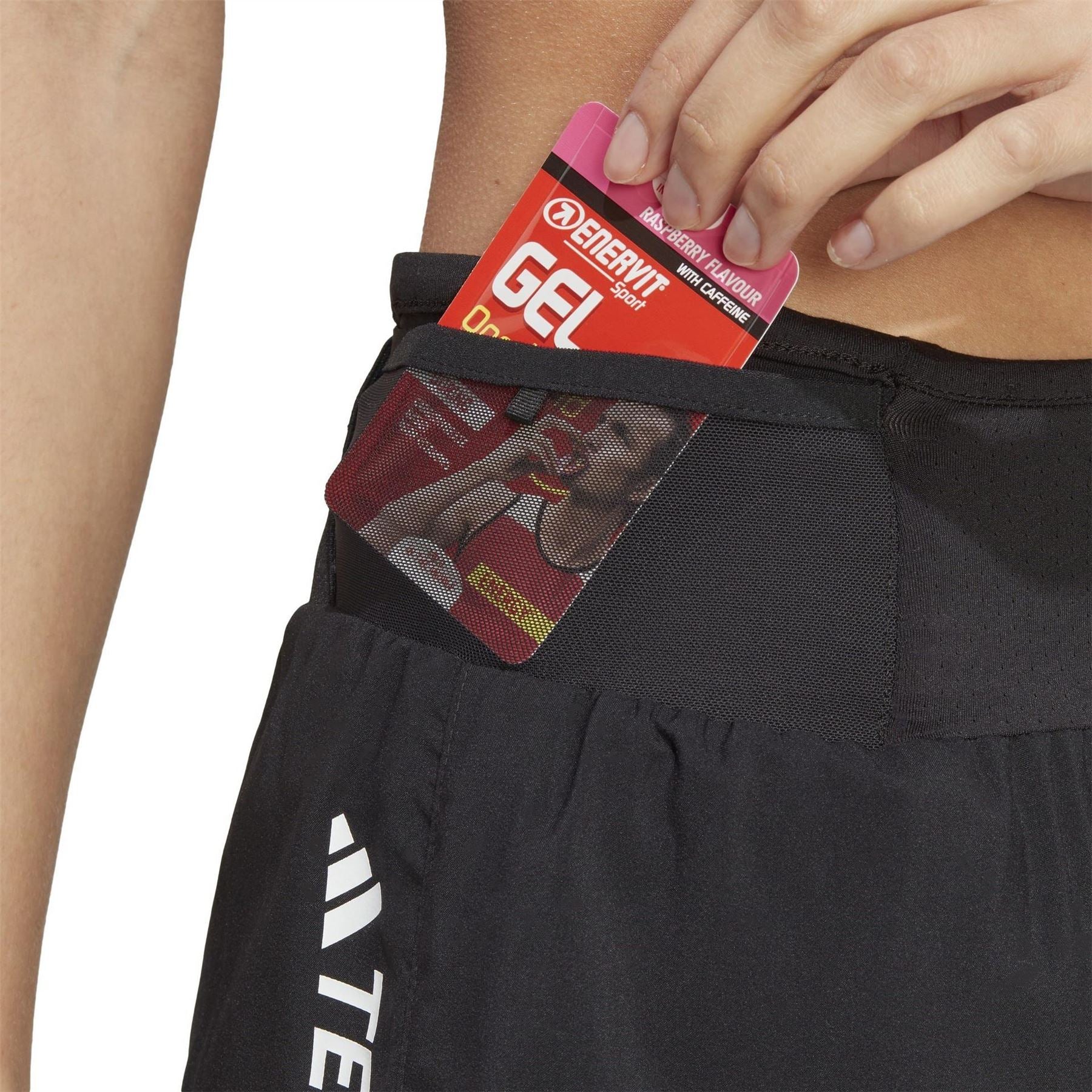 adidas Walking Curved Hem Athletic Shorts