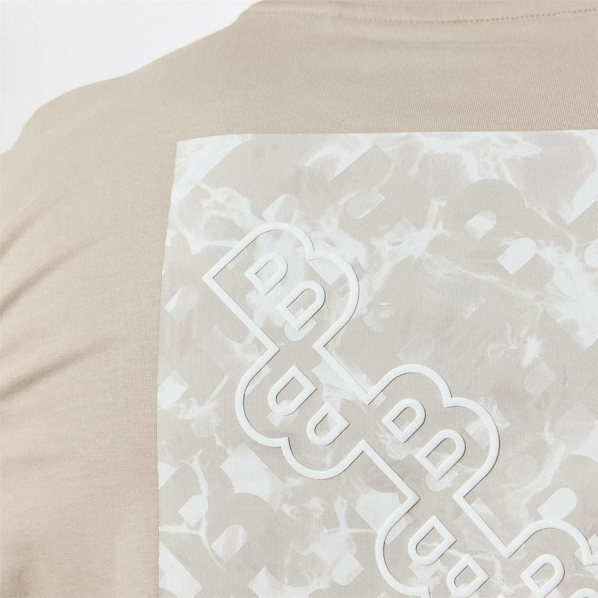 Boss Box Print Crew Neck Regular Fit T-Shirt