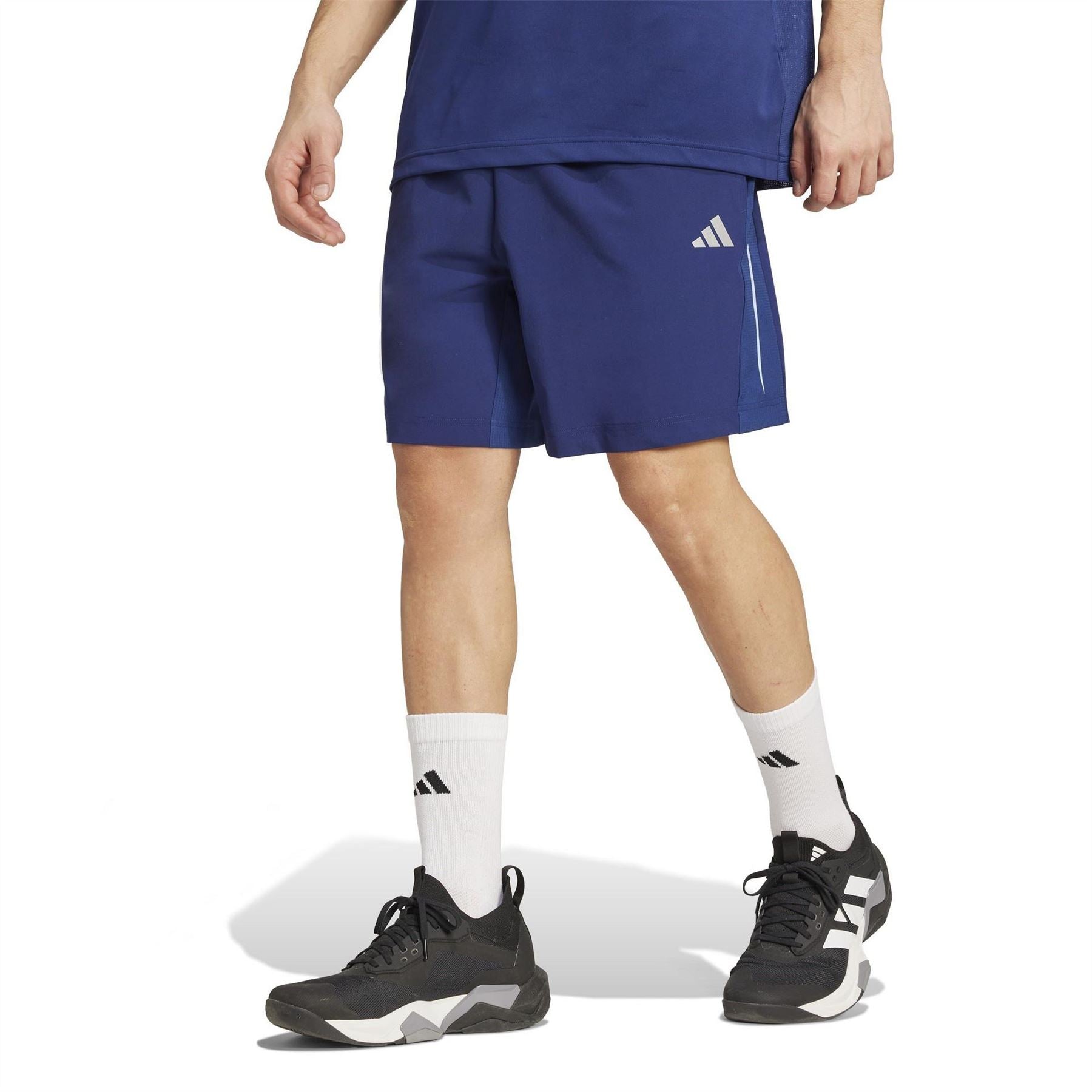 adidas Solid Patterned Regular Fit Running Shorts