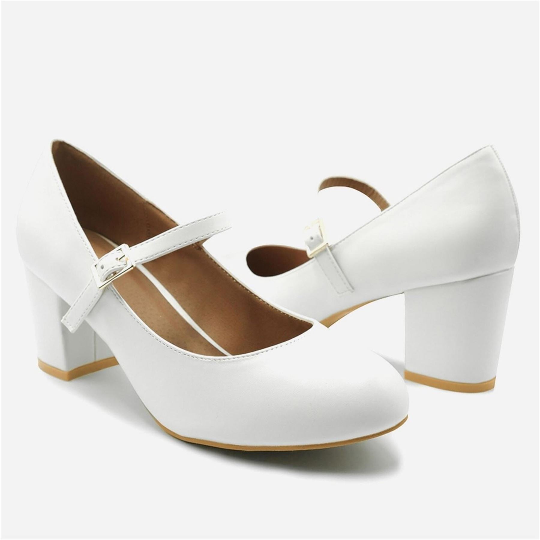 Wheres That From Block Heel Mary Jane Pumps Ladies