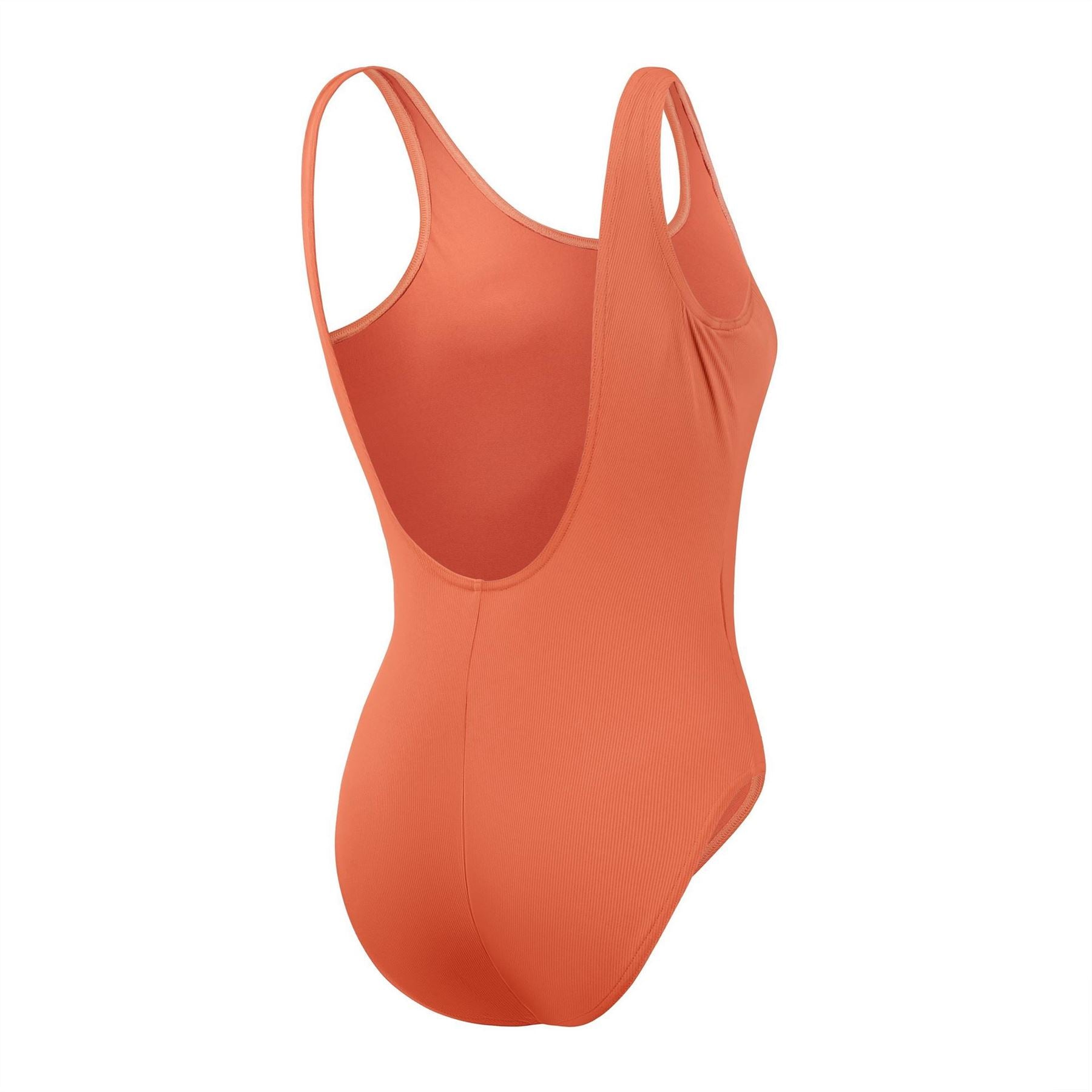 Speedo Textured Belted Deep U Back One Piece Swimsuit