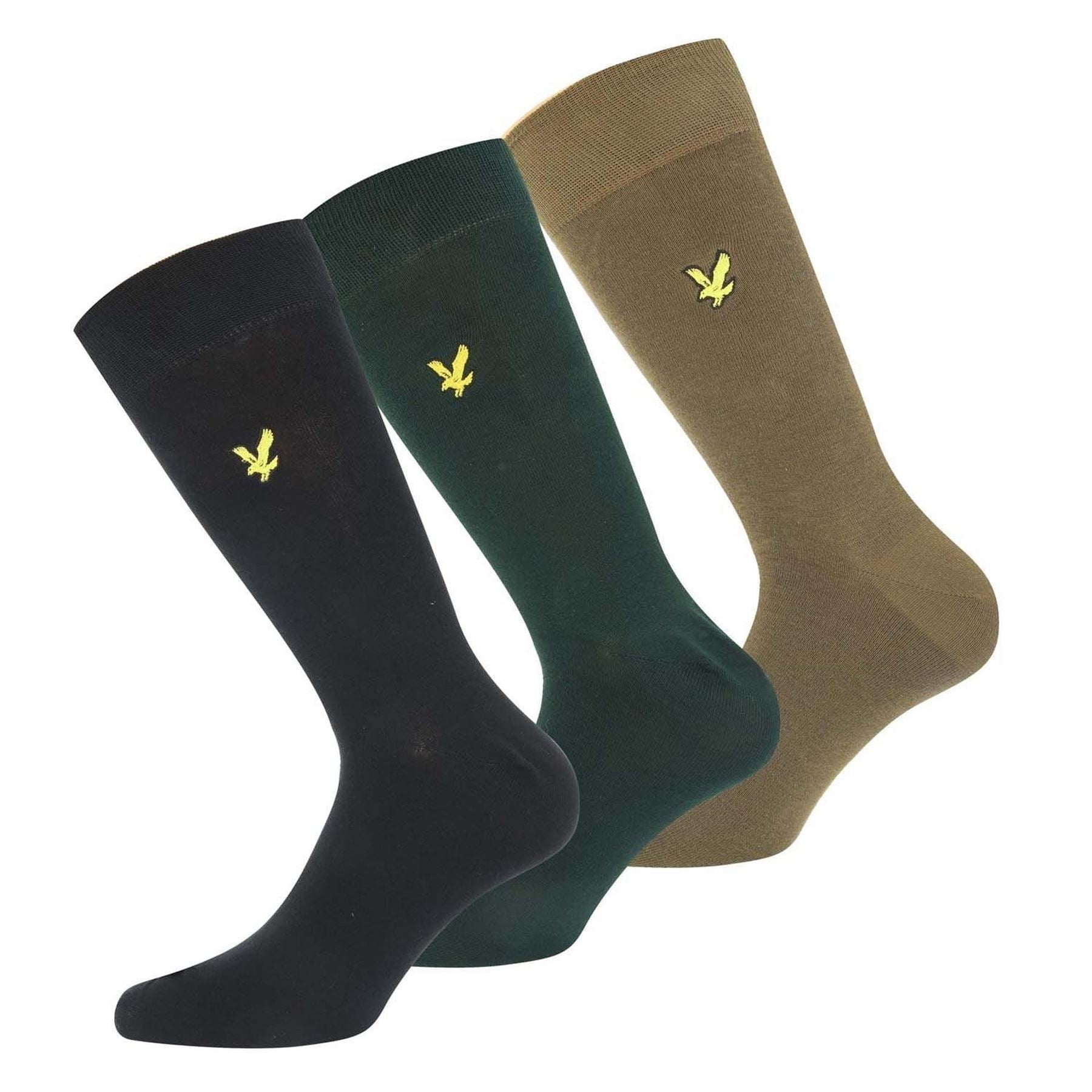 Lyle and Scott Pack Of Eagle Embroidery Socks