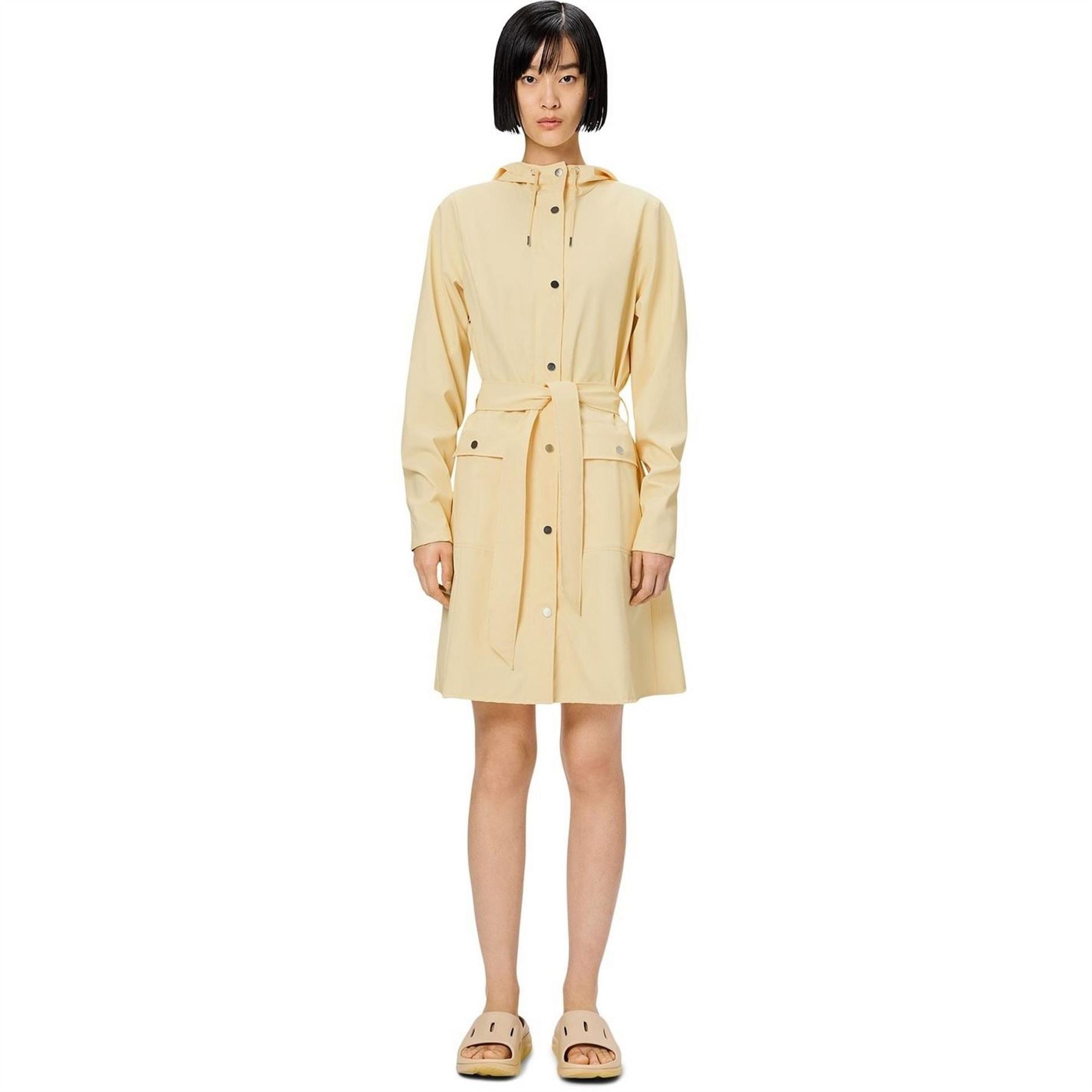 Rains Curve Belted Rain Coat