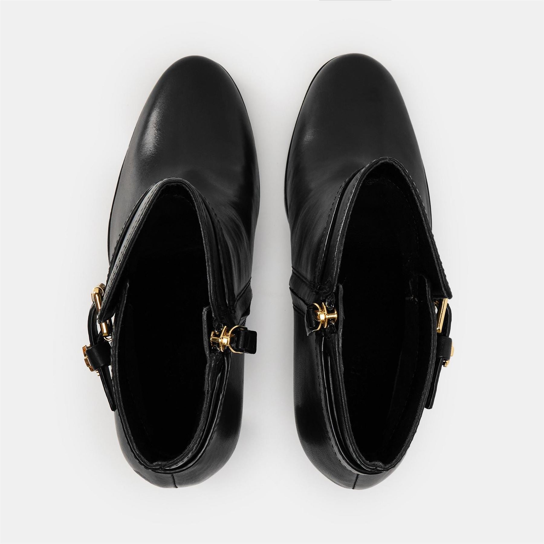 Lauren by Ralph Lauren Brooke Ankle Boots with Zipper and Block Heel