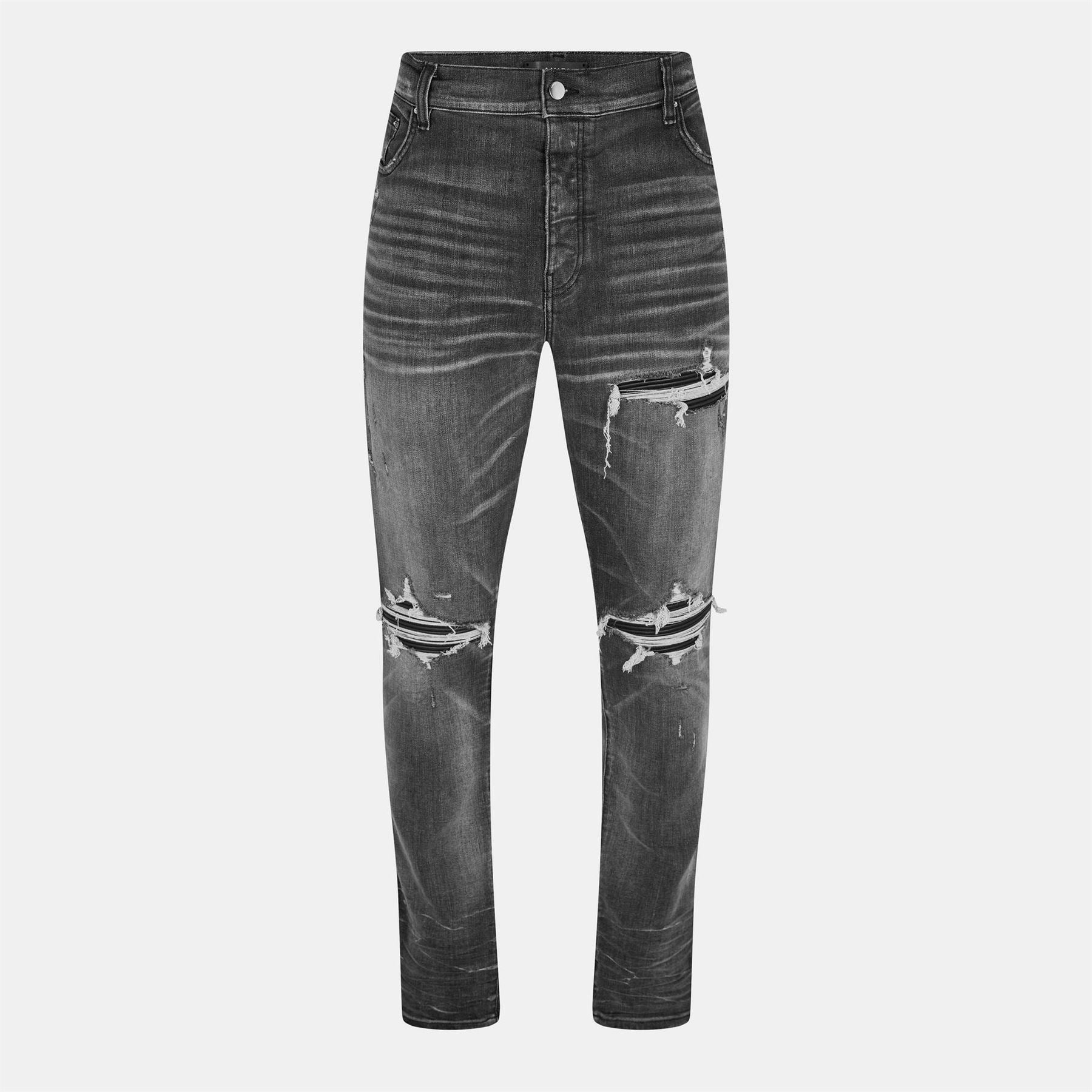 Amiri Leather Slim Fit Jeans