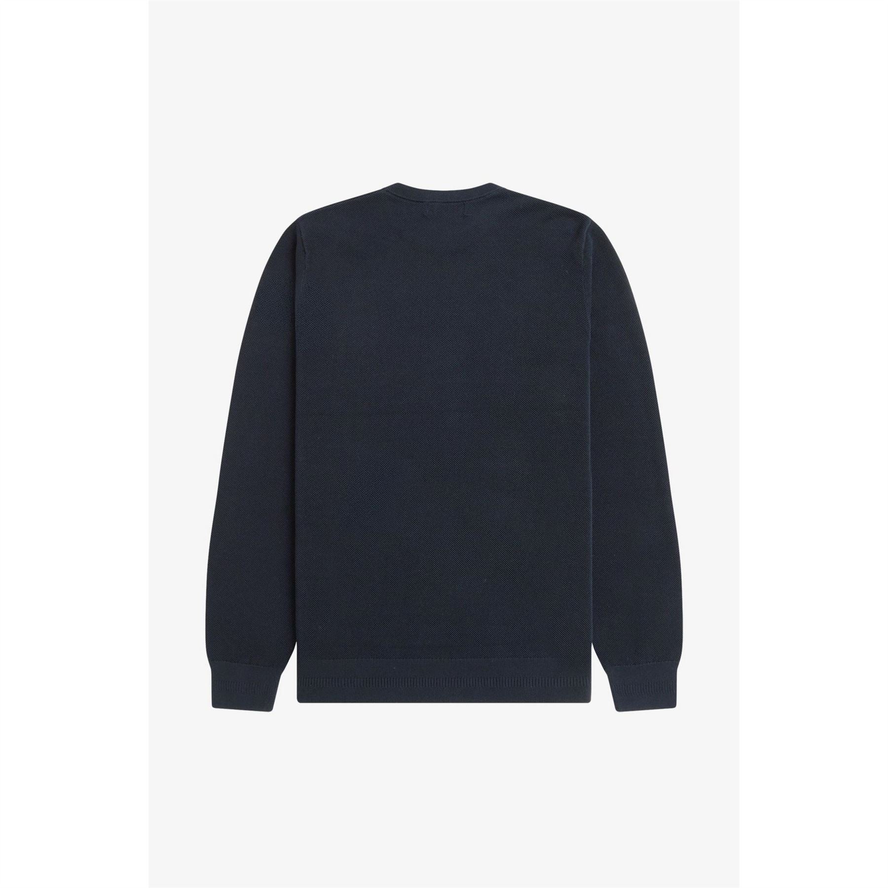 Fred Perry Pique Crew Neck Jumper