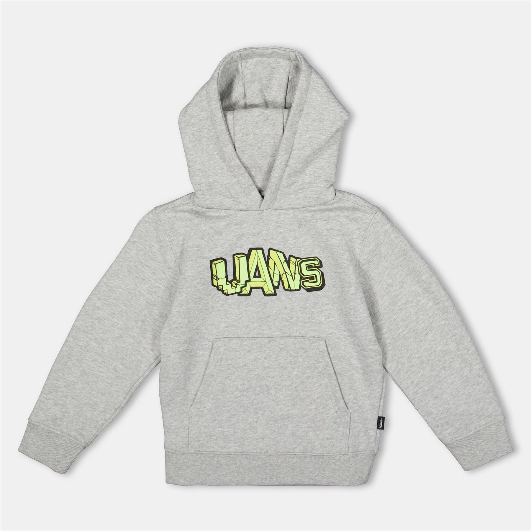 Vans Stacked Lettering Kangaroo Pocket Kids Pullover