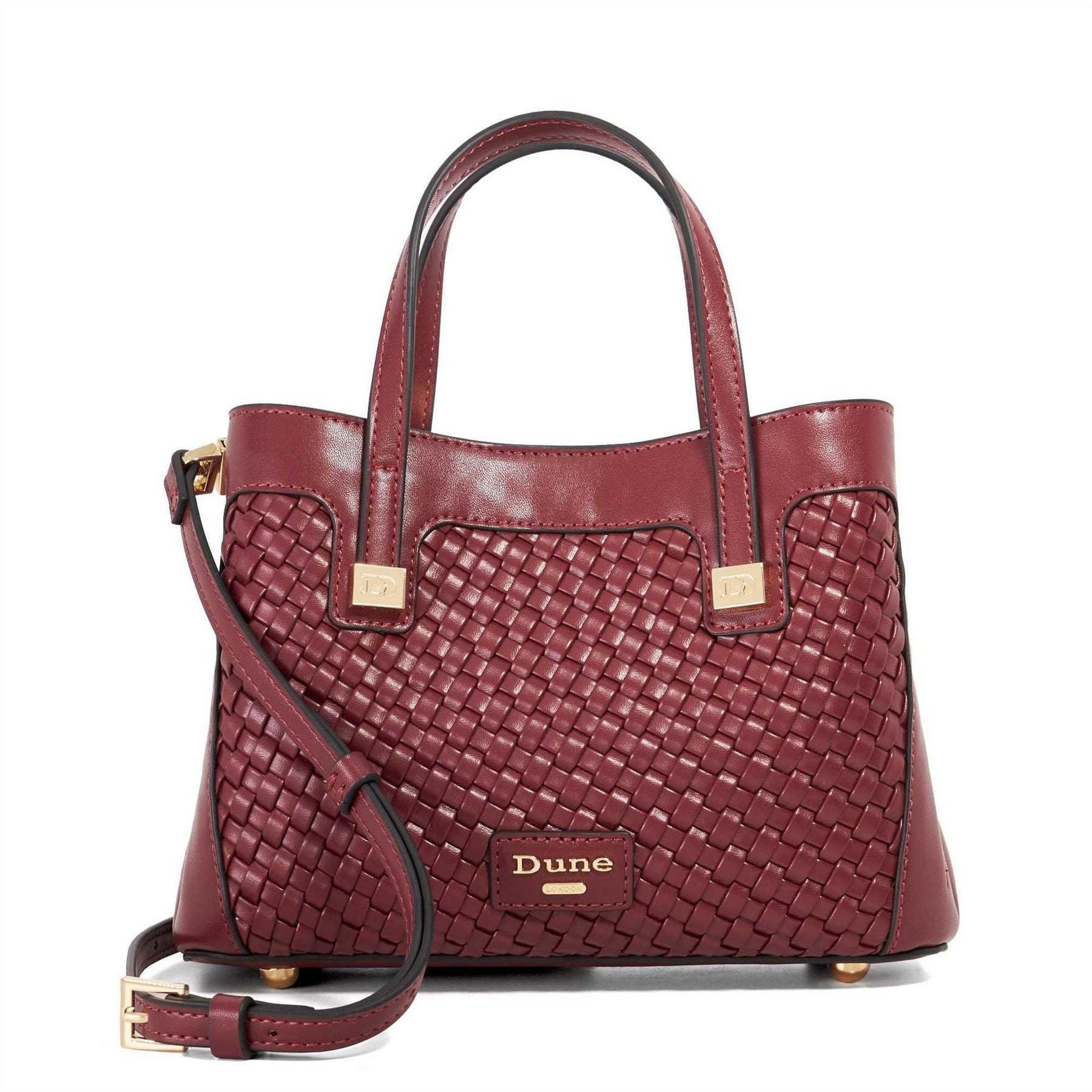 Dune London Textured Top Handle Handbag with Detachable Strap