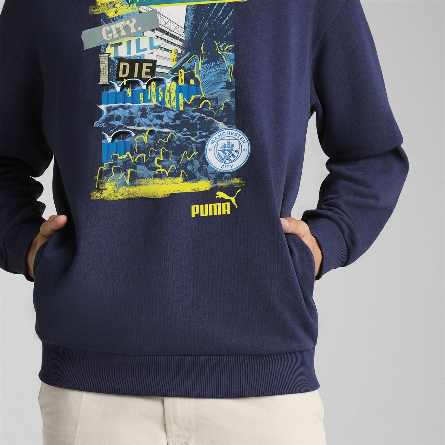 Puma Manchester City Ftblnrgy+ Hoodie Adults