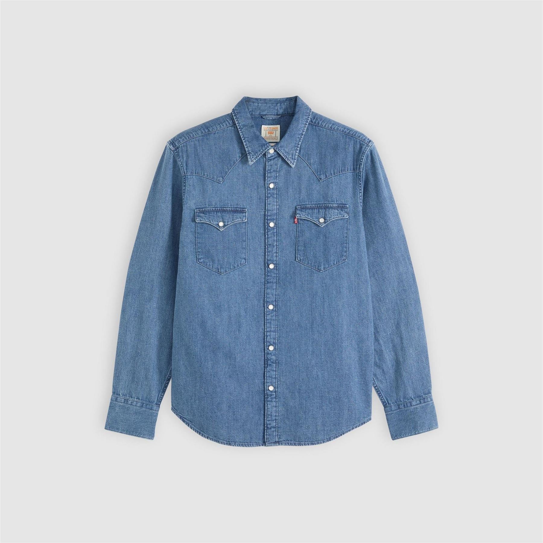 Levis Barstow Western Standard Esta Long Sleeve Denim Shirt