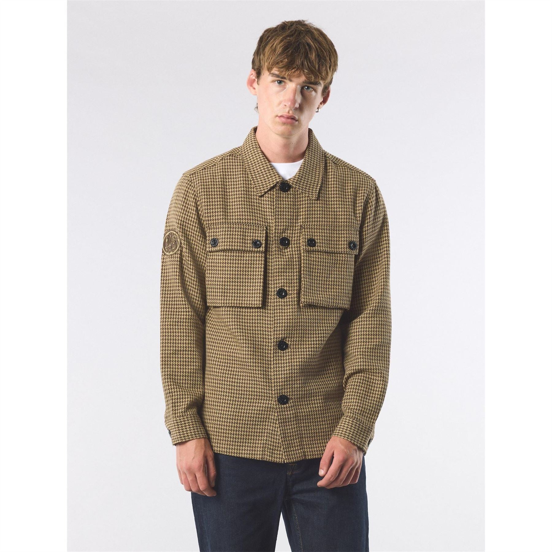 Pretty Green Kilburn Relaxed Fit Overshirt