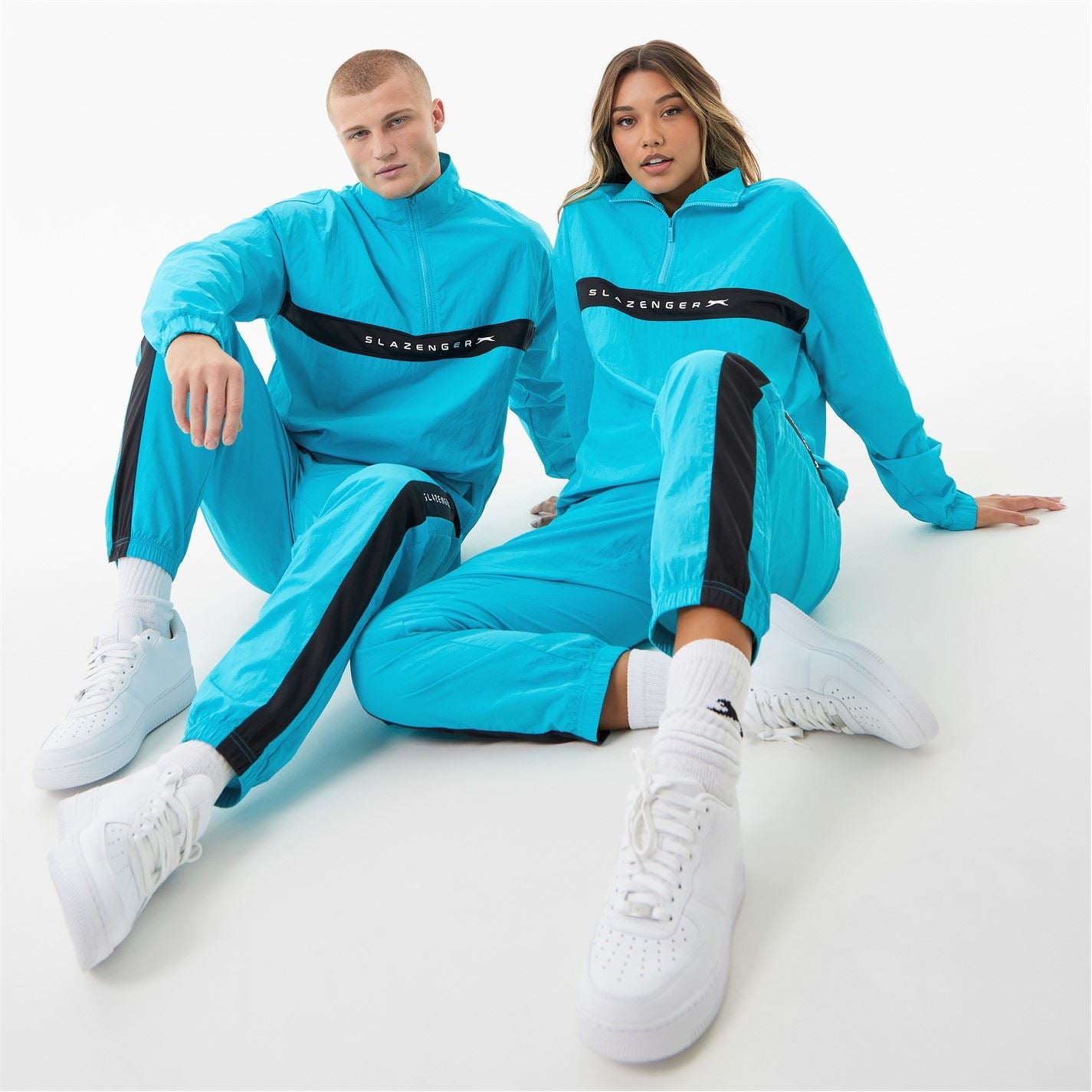 Slazenger Ft. Aitch Contrast Half Zip Track Top