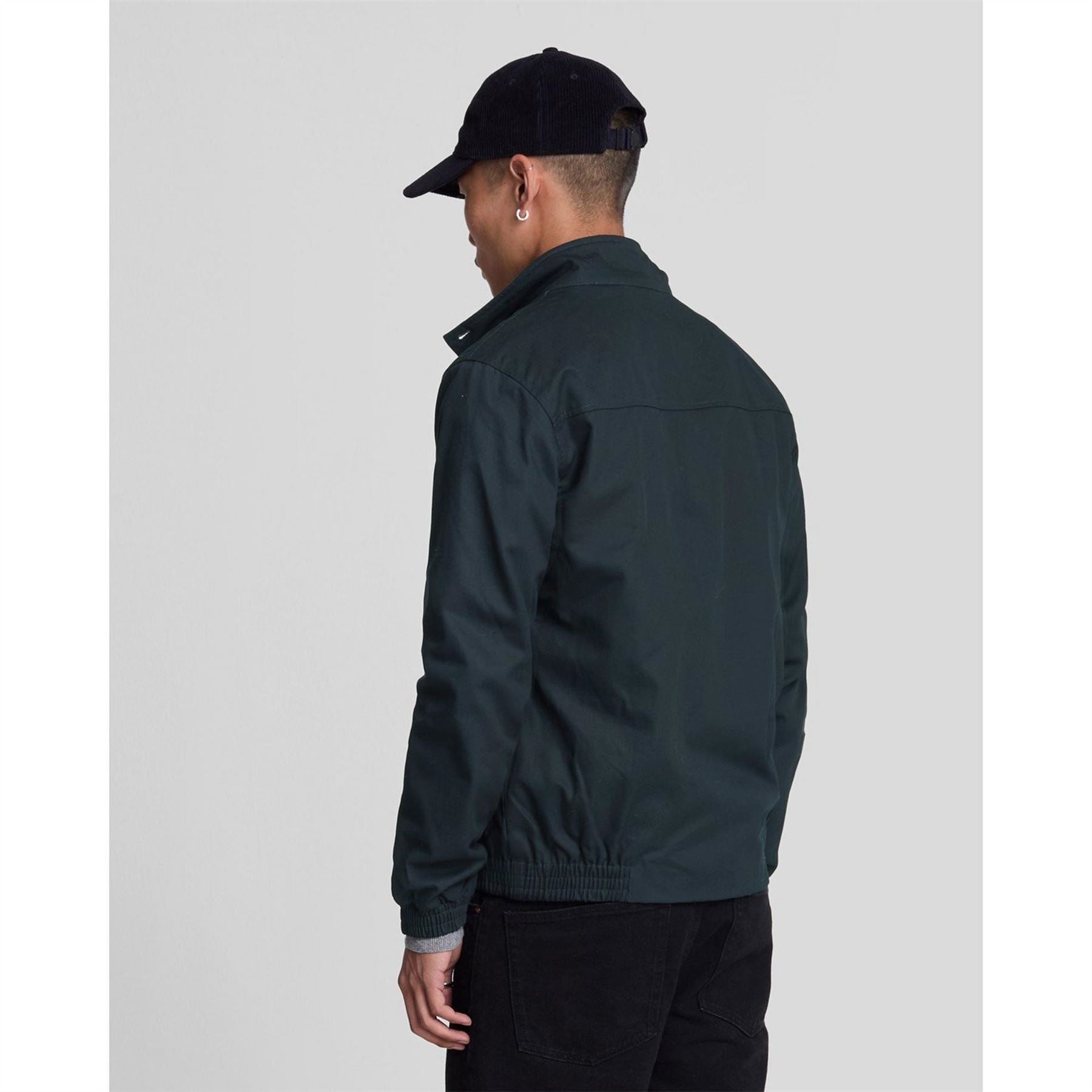 Lyle and Scott  Classic Funnel Neck Long Sleeve Zip Harrington Jacket