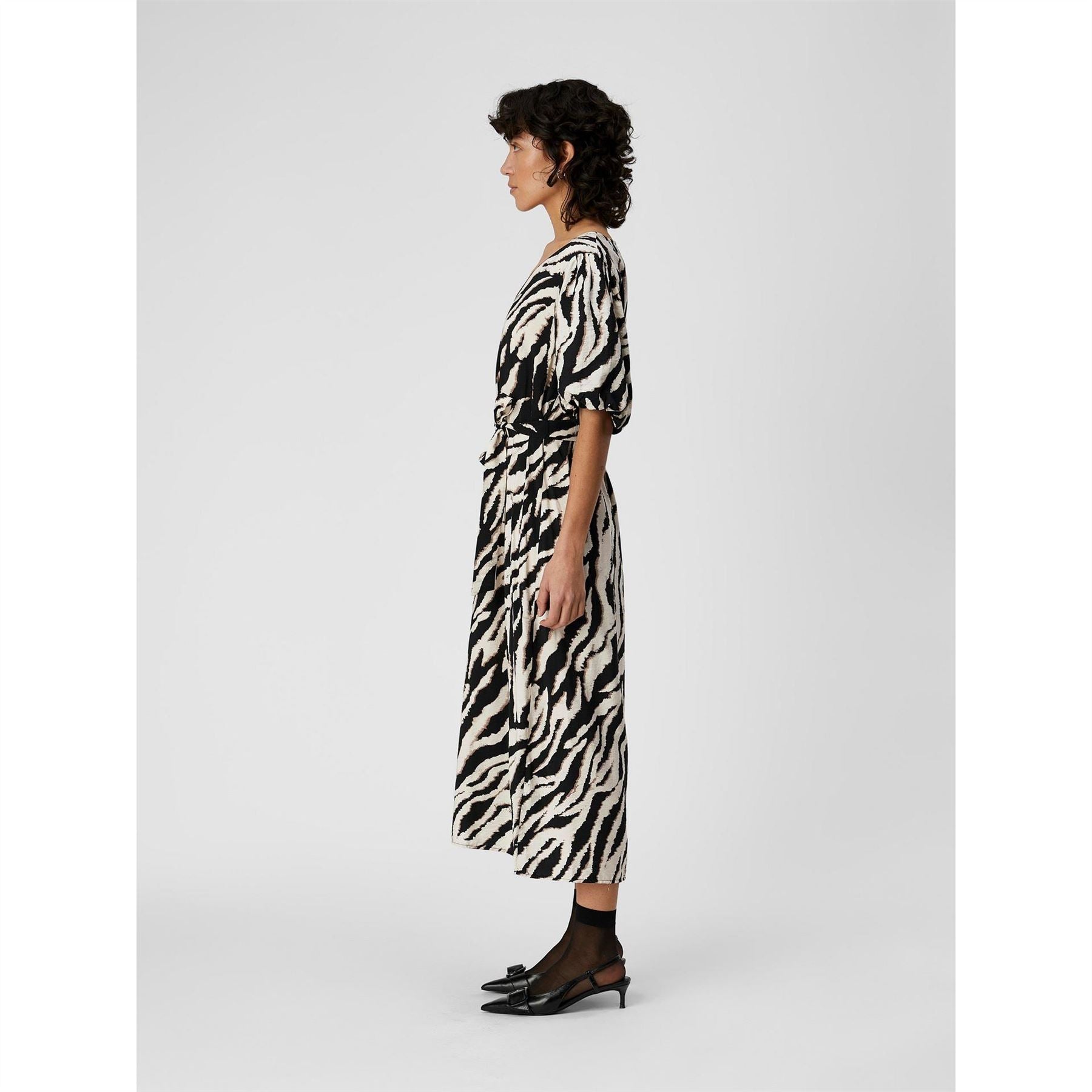 Object Jacira Midi Belted Dress