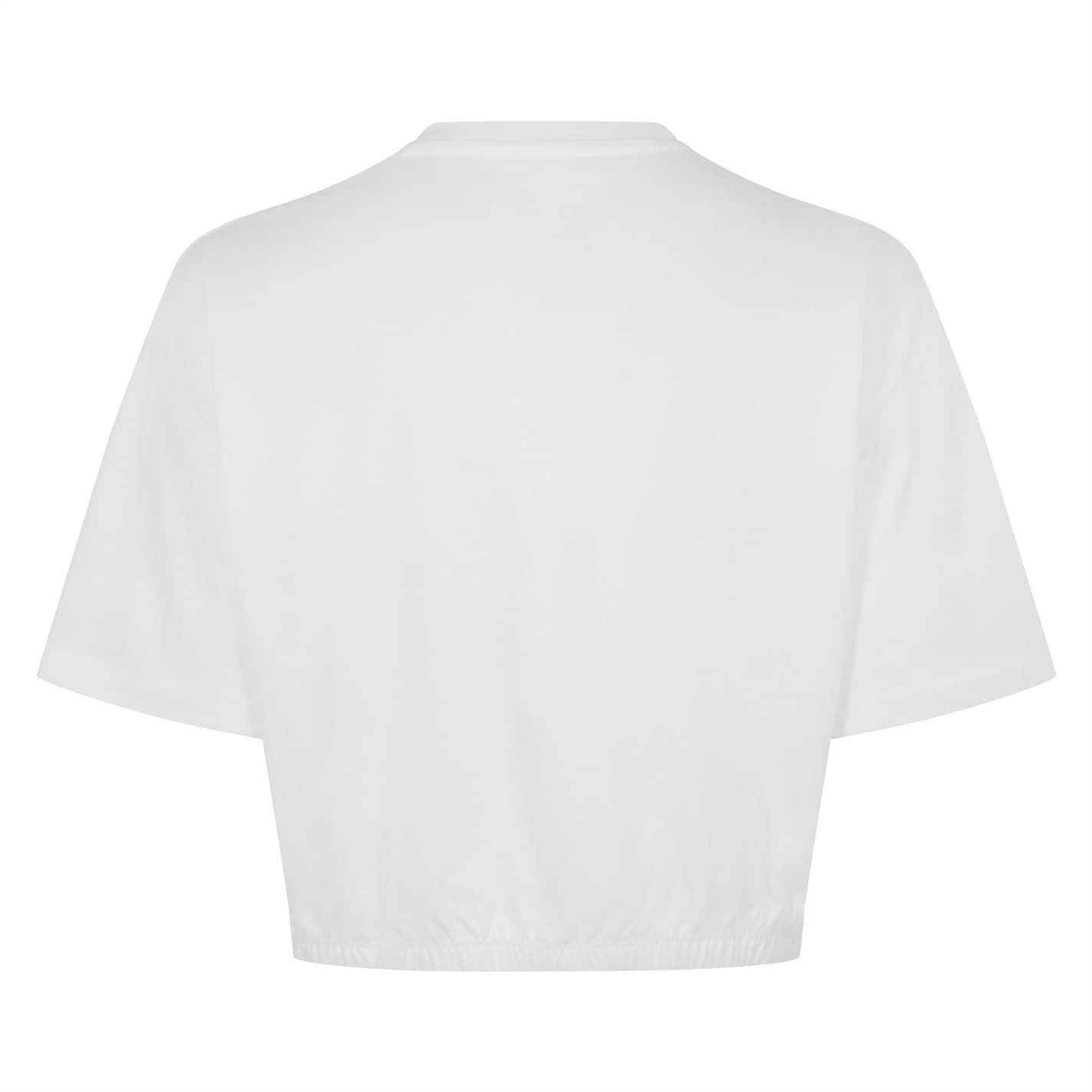 Reebok Cropped Regular Fit Crew Neck T-Shirt