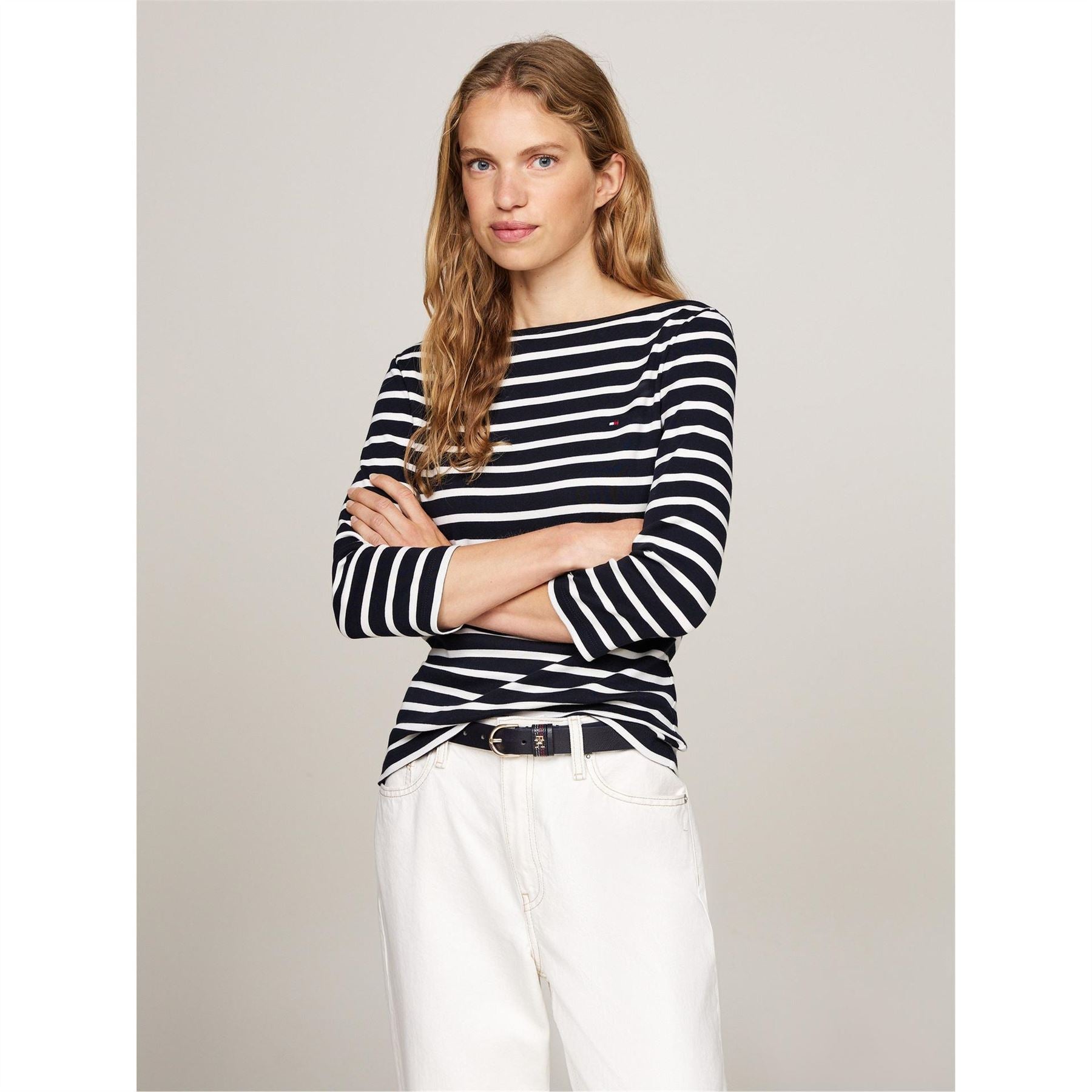 Tommy Hilfiger Cody Slim Fit Boat Neck 3/4 Sleeve T-Shirt
