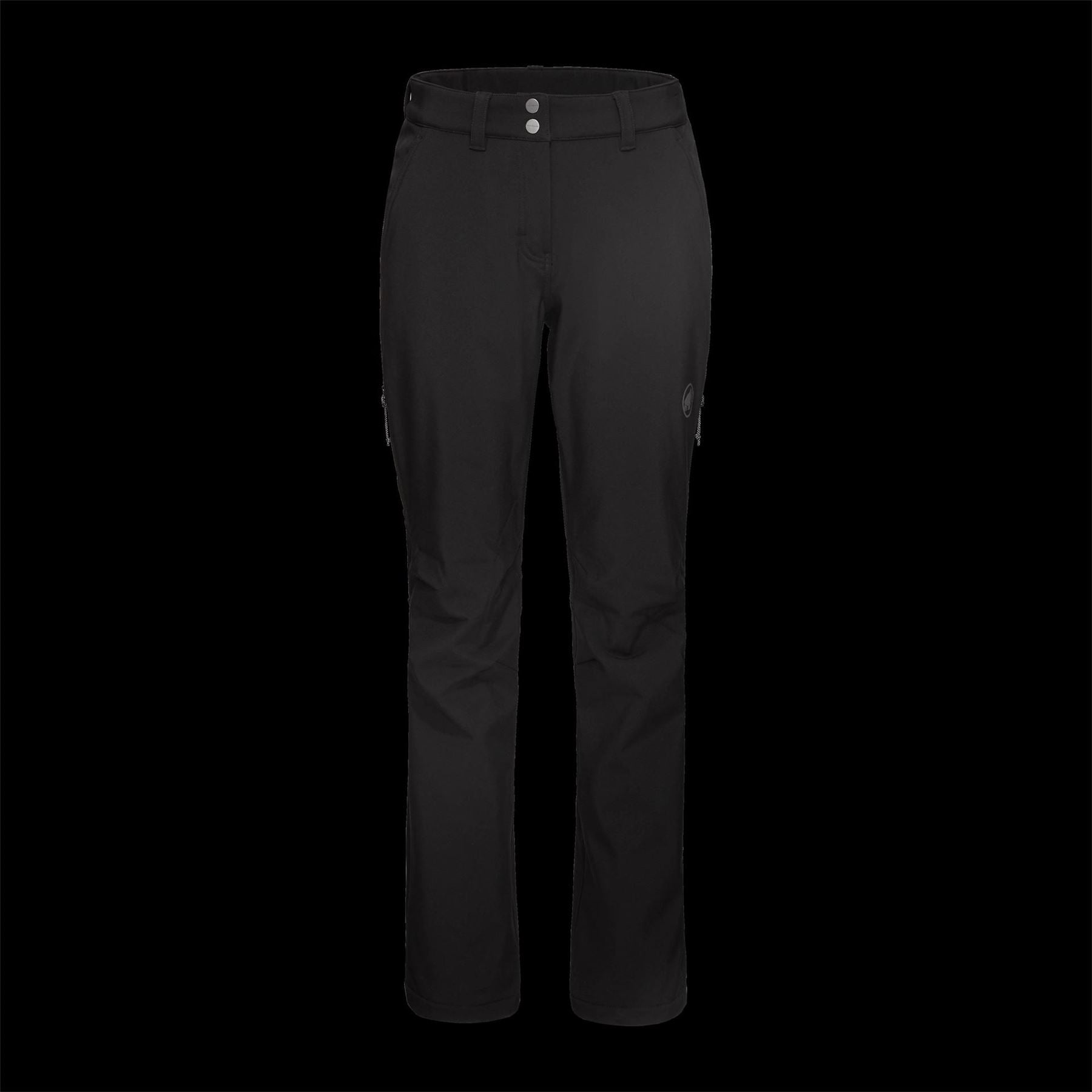 Mammut Solid Patterned Straight Trousers with Zipped Pockets