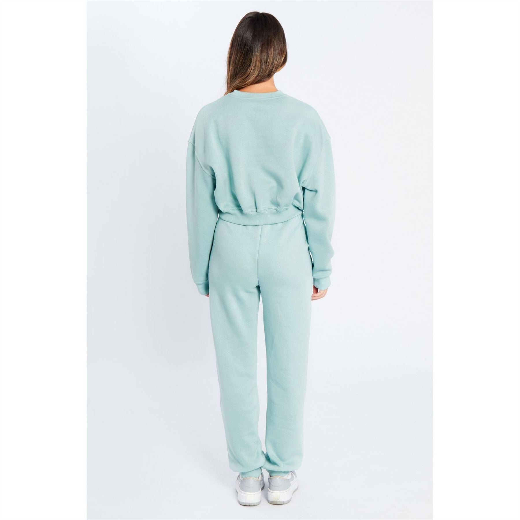Be You Cropped Crew Neck Relaxed Fit Sweatshirt