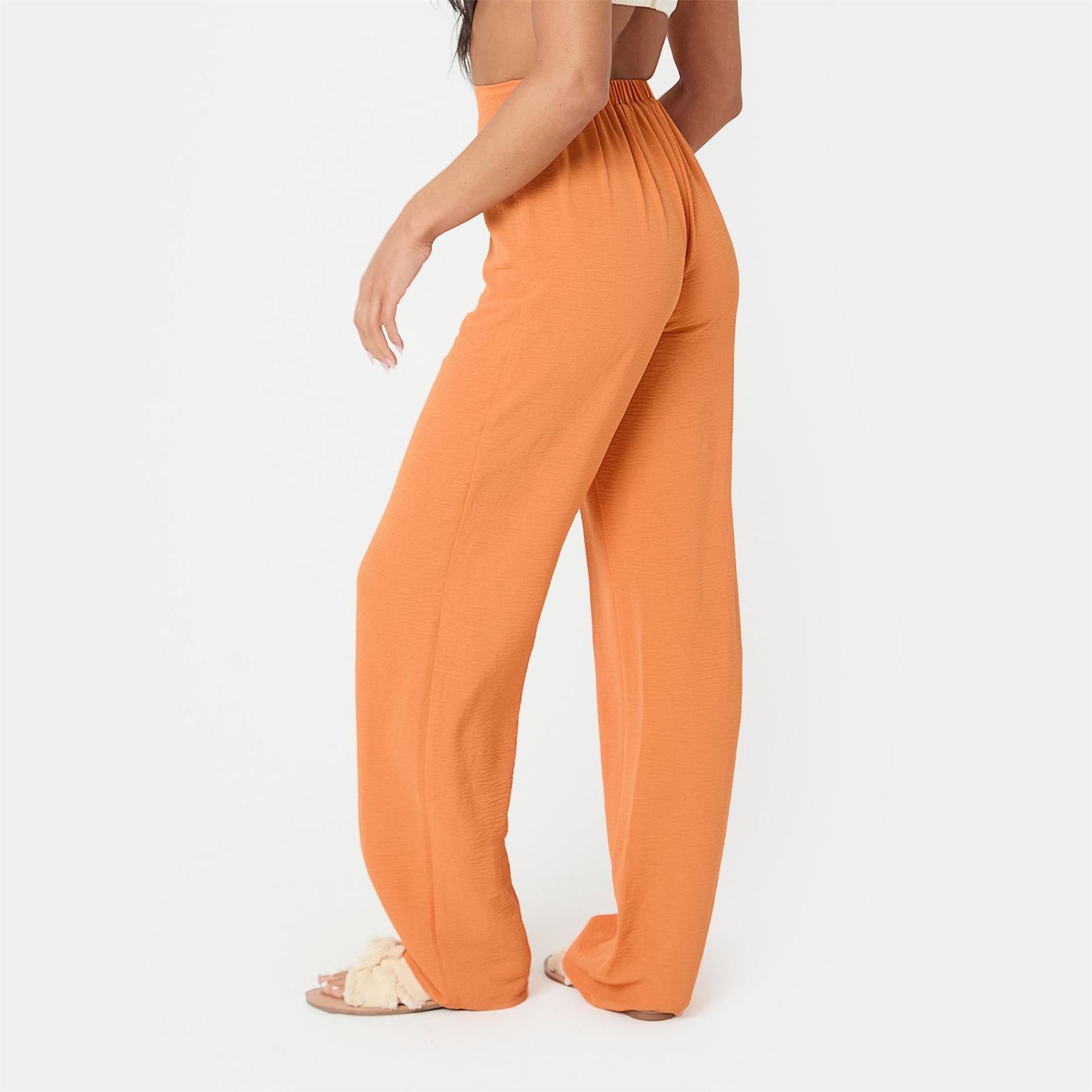 I Saw It First Crepe Wide Leg Trousers