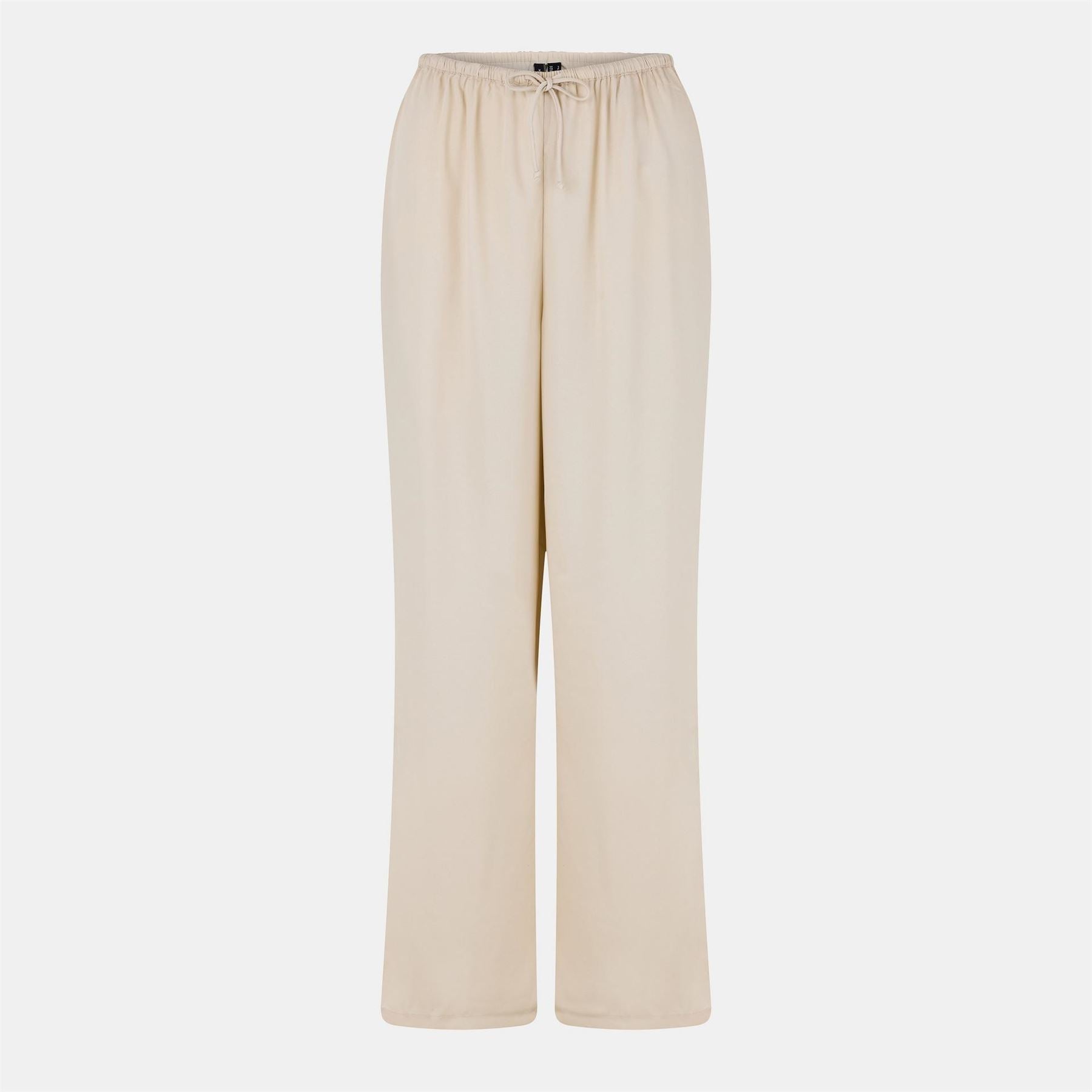 Vero Moda Anita Solid Patterned Wide Leg Pants