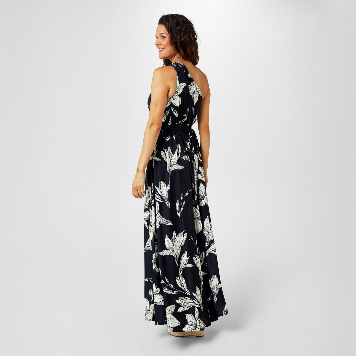 Biba One Shoulder Maxi Dress