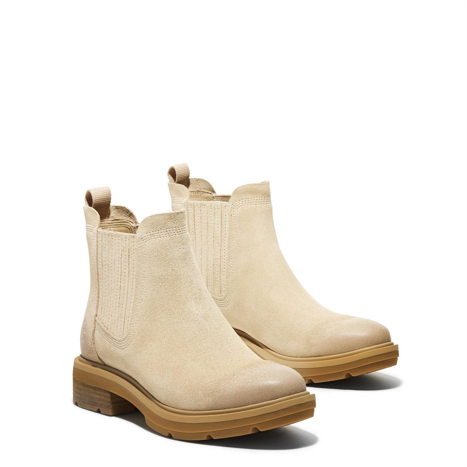 Timberland Ankle Chelsea Block Heel Boots