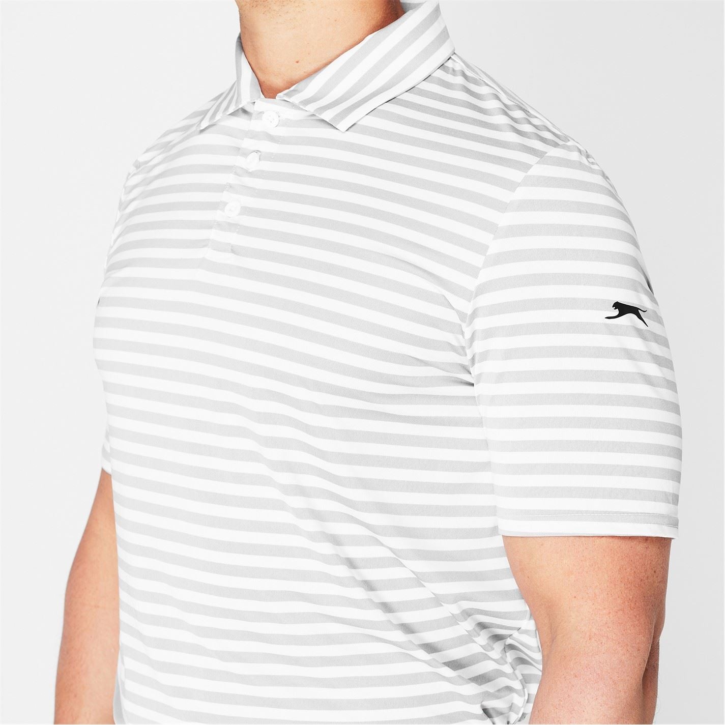 Slazenger Mens Stripe Polo Shirt