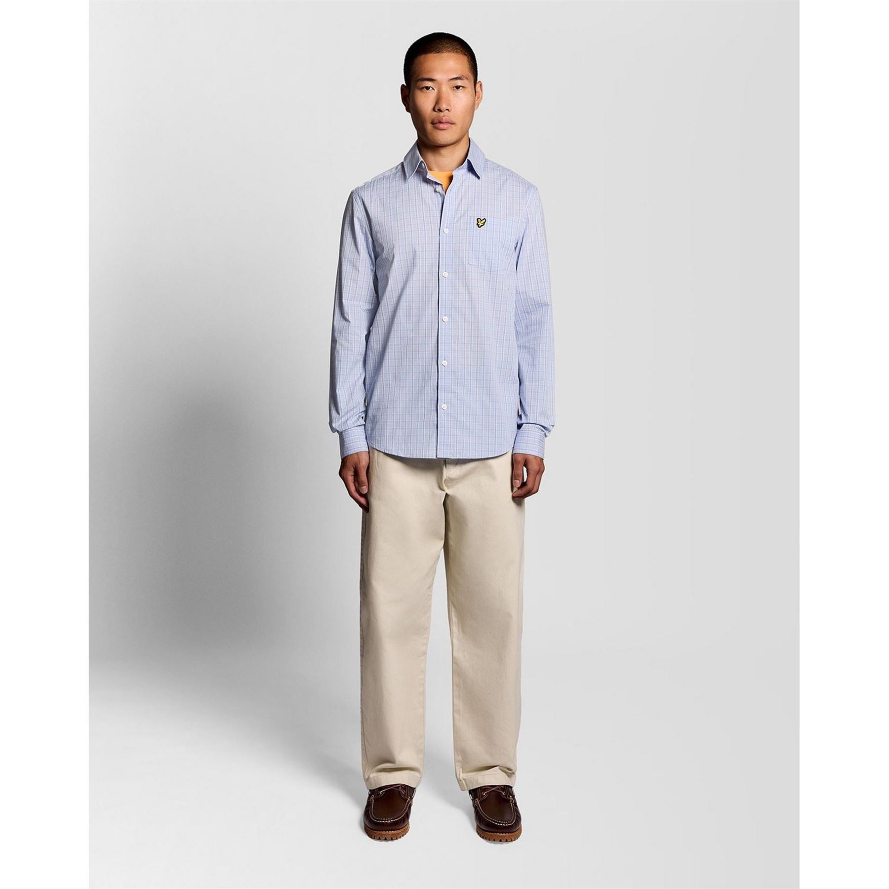 Lyle and Scott Long Sleeve Patterned Shirt