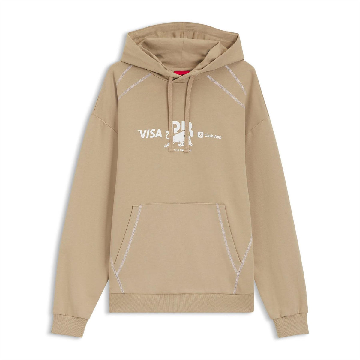 Hugo Hooded Neck Globe Sweatshirt with Kangaroo Pocket