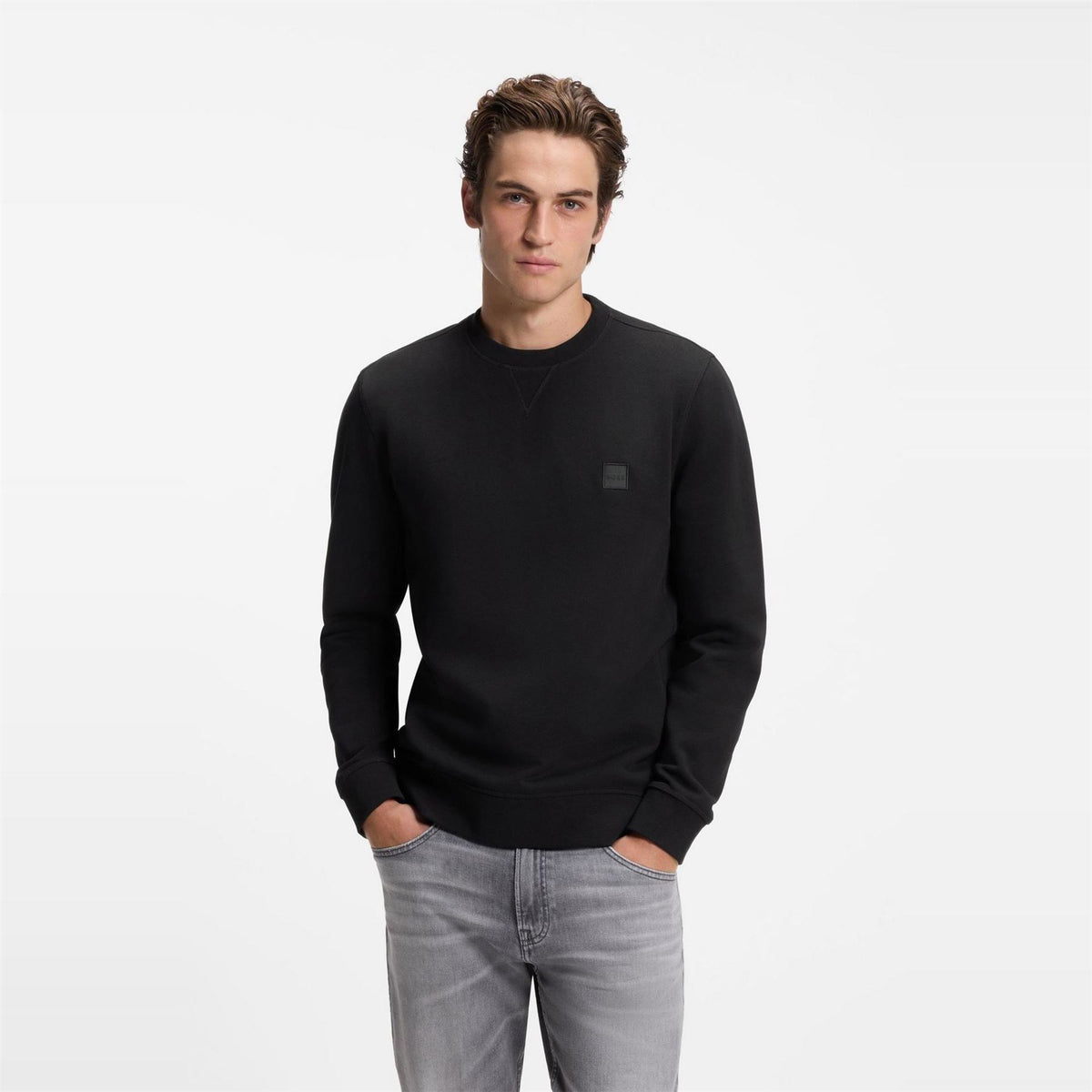 Boss Orange Long Sleeve Premium Cotton Sweatshirt (westart Crew Neck)
