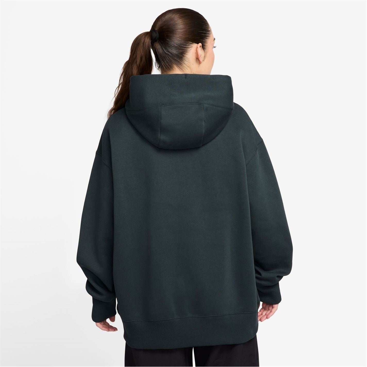 Nike Phoenix Fleece Oversize Fit Drop Shoulder Long Sleeve Hooded Neck Sweatshirt