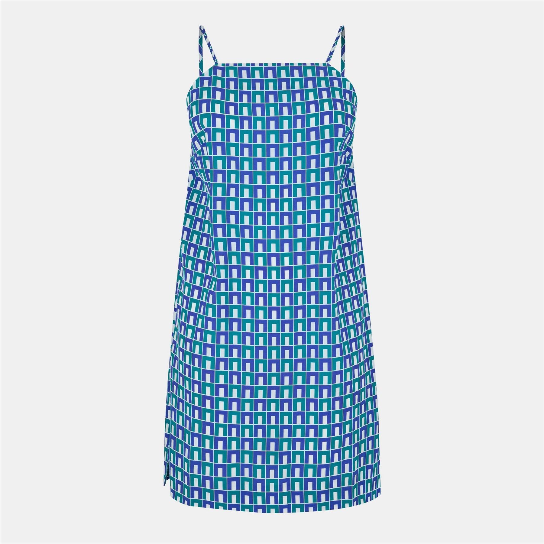 Lacoste Spaghetti Strap Mini Slip Dress
