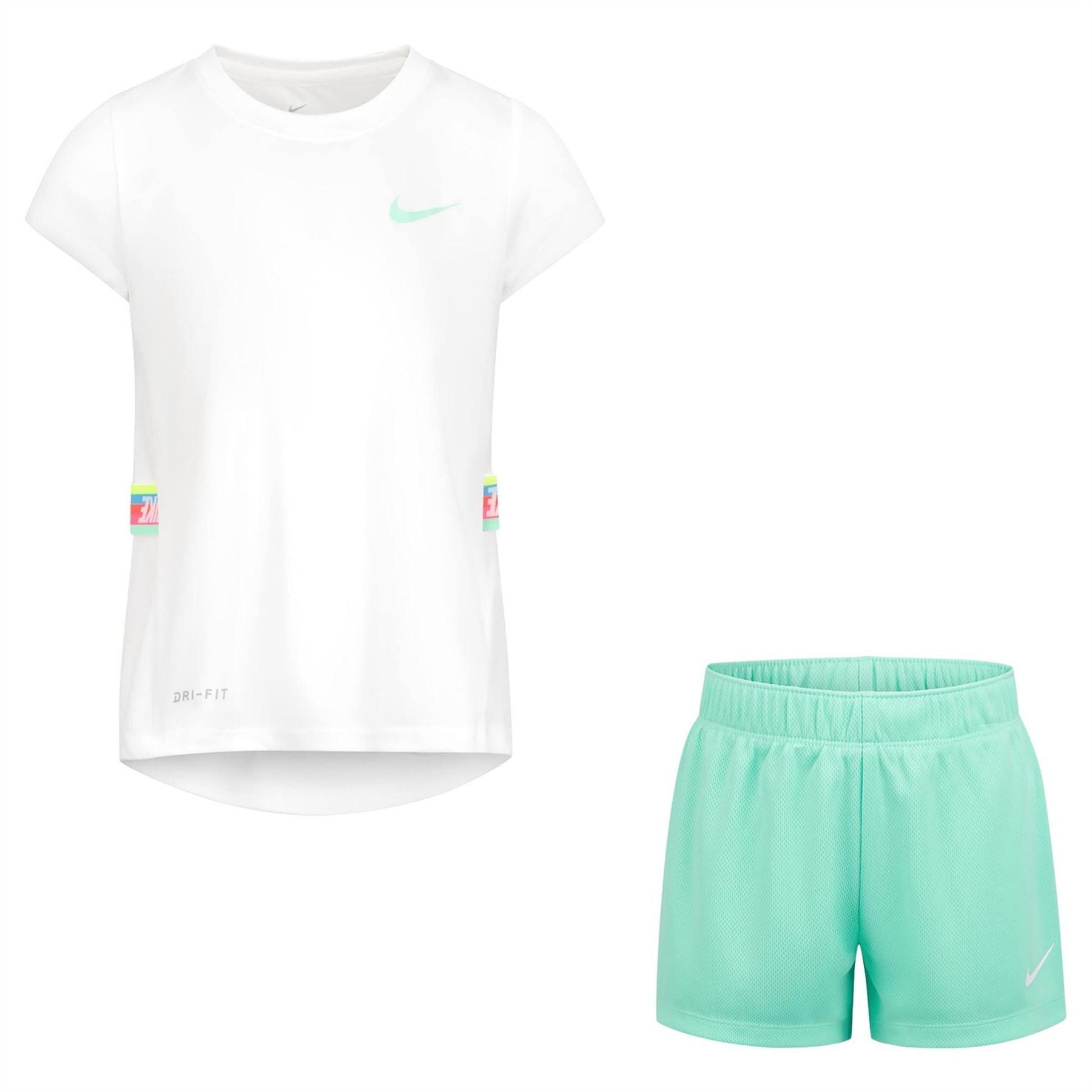 Nike Crew Neck Short Sleeve T-Shirt and Running Shorts Set