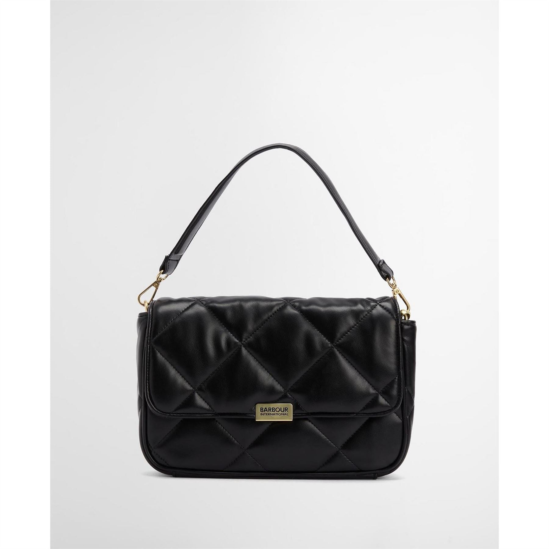 Barbour International Quilted Shoulder Bag