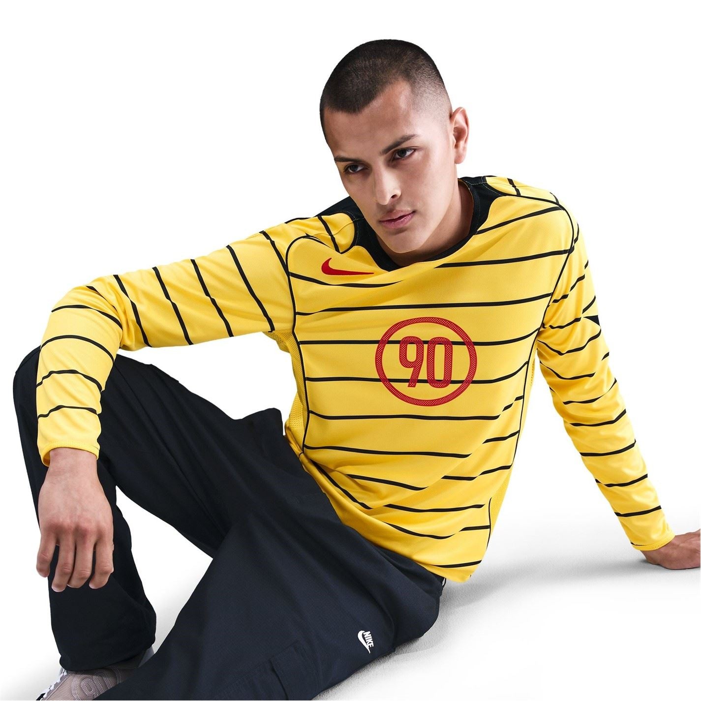 Nike T90 Energy Crew Neck Long Sleeve Competition T-Shirt