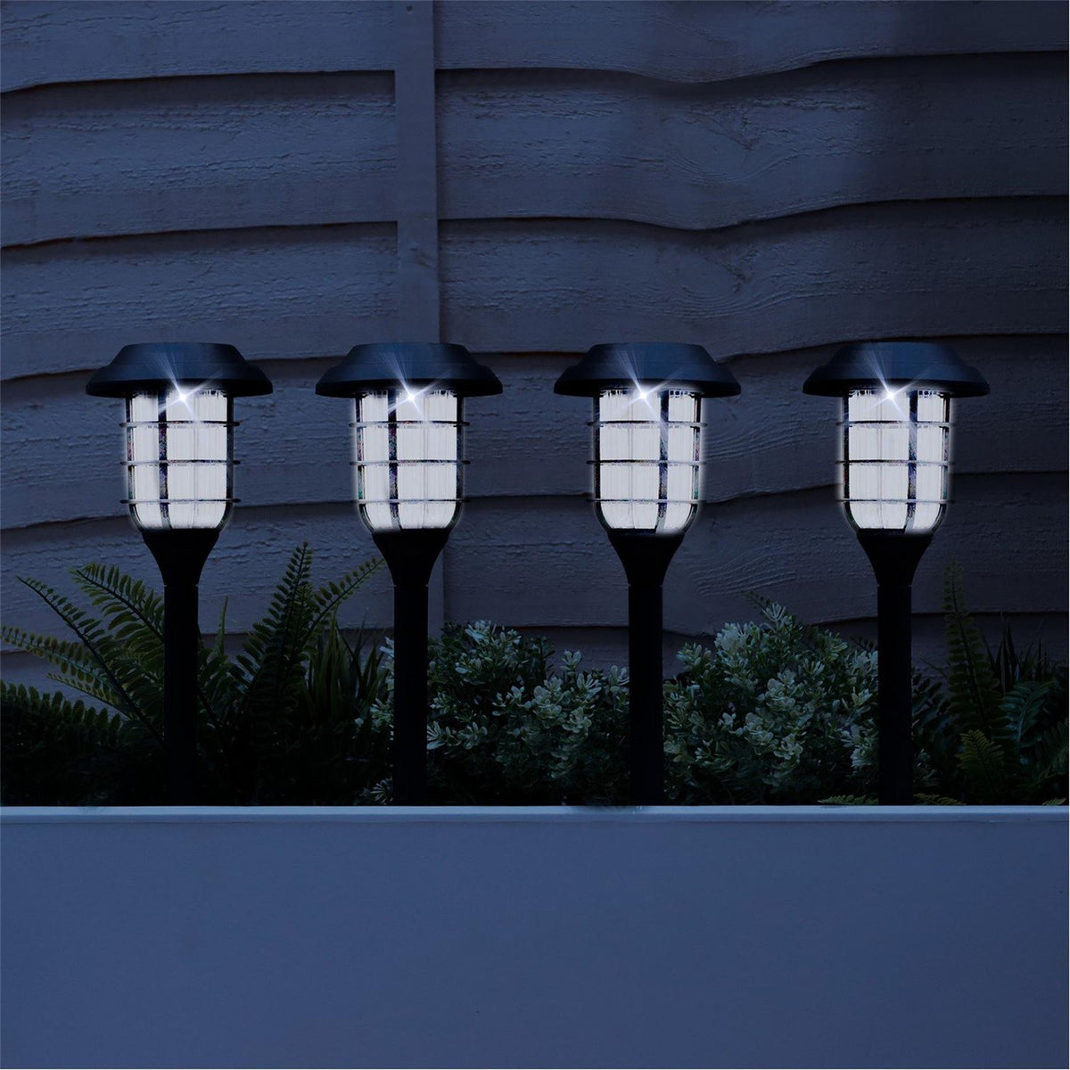 Streetwize Stake Light Bright White Glow   4 Pack