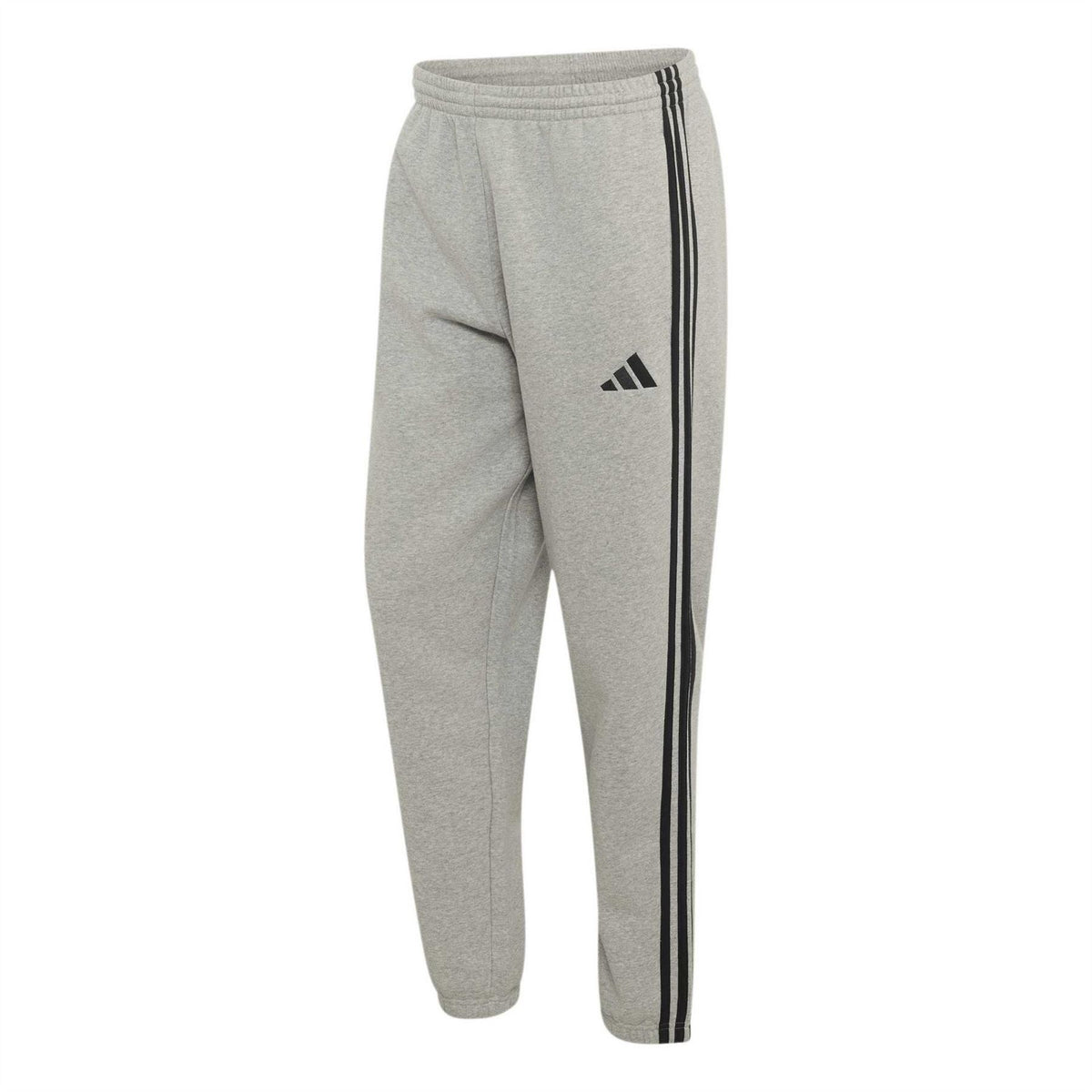 adidas Fleece Tapered Cuff 3 Stripes Joggers M