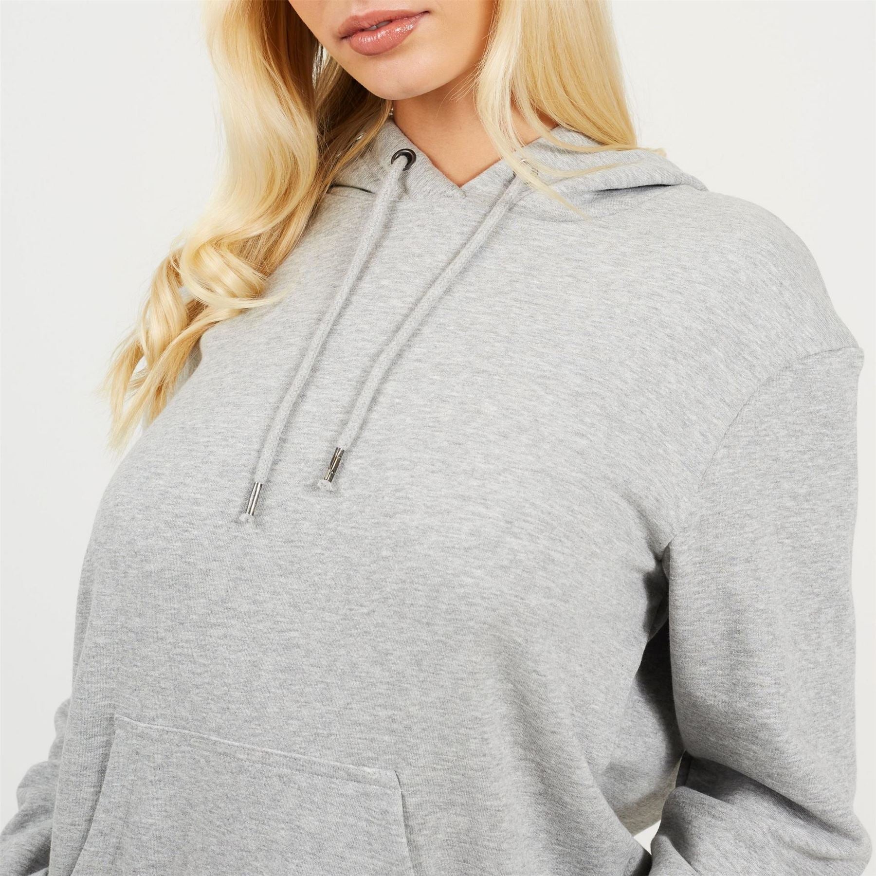 Brave Soul Hooded Neck Long Sleeve Kangaroo Pocket Sweatshirt