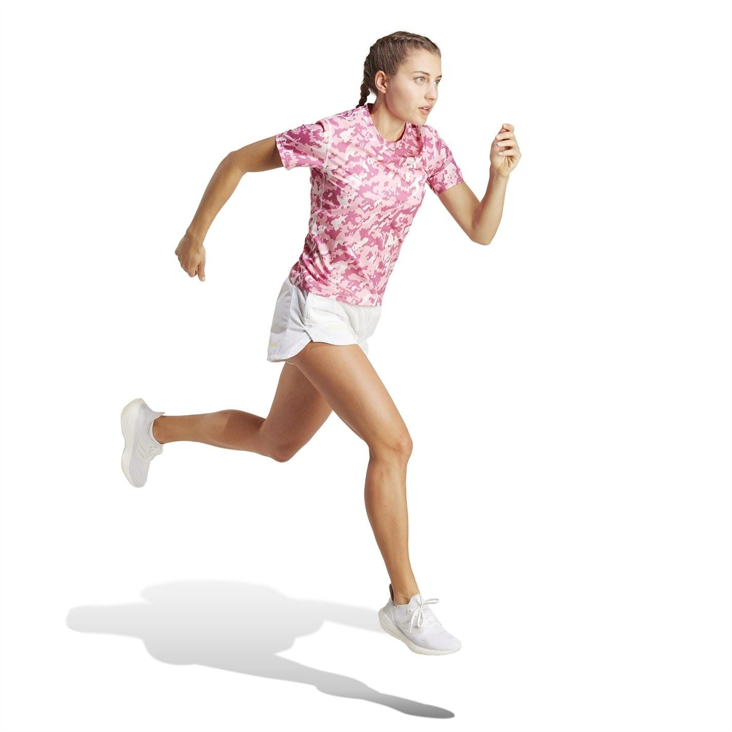 adidas Womens Camo Print T-Shirt