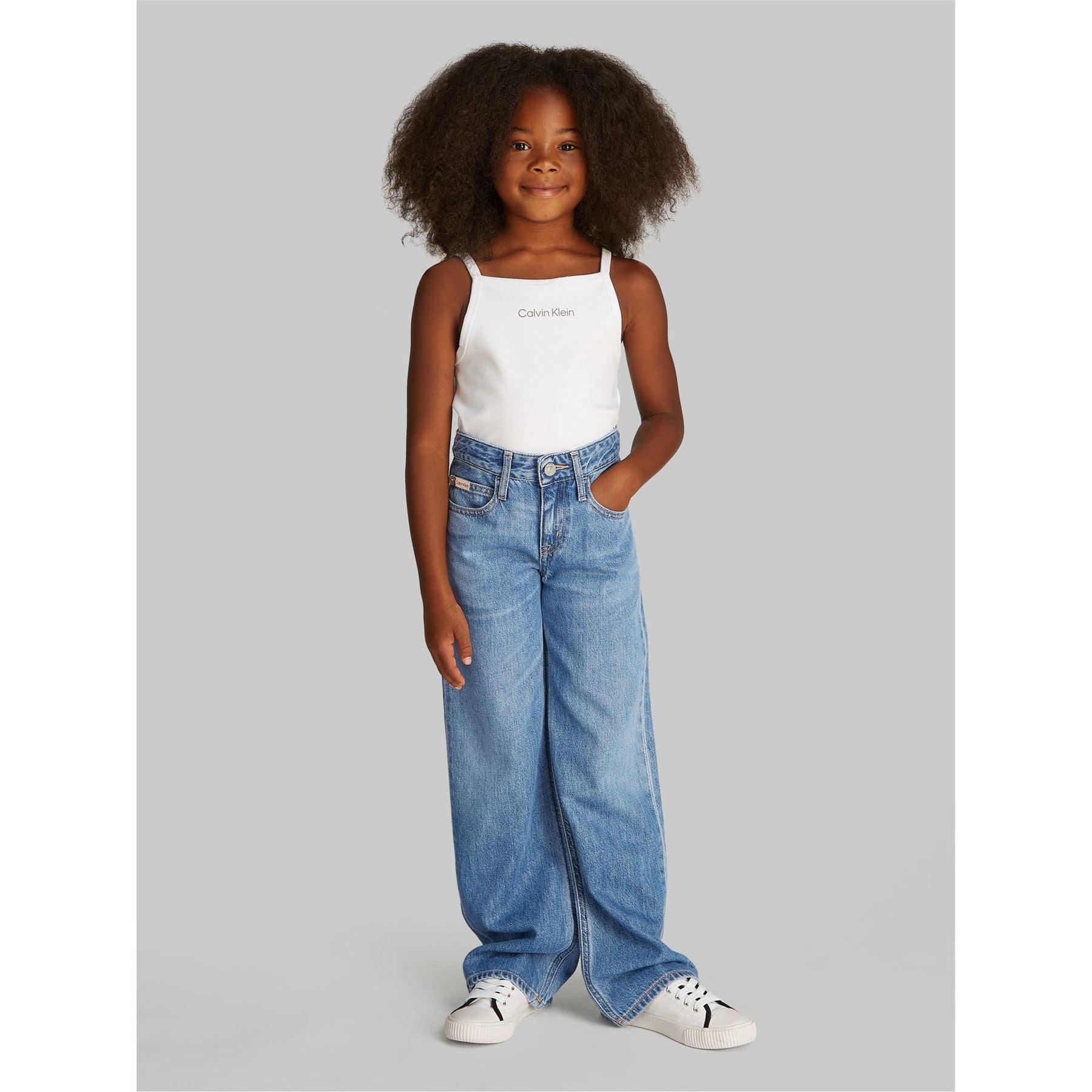Calvin Klein Jeans Leg Relaxed Lw Soft Blue