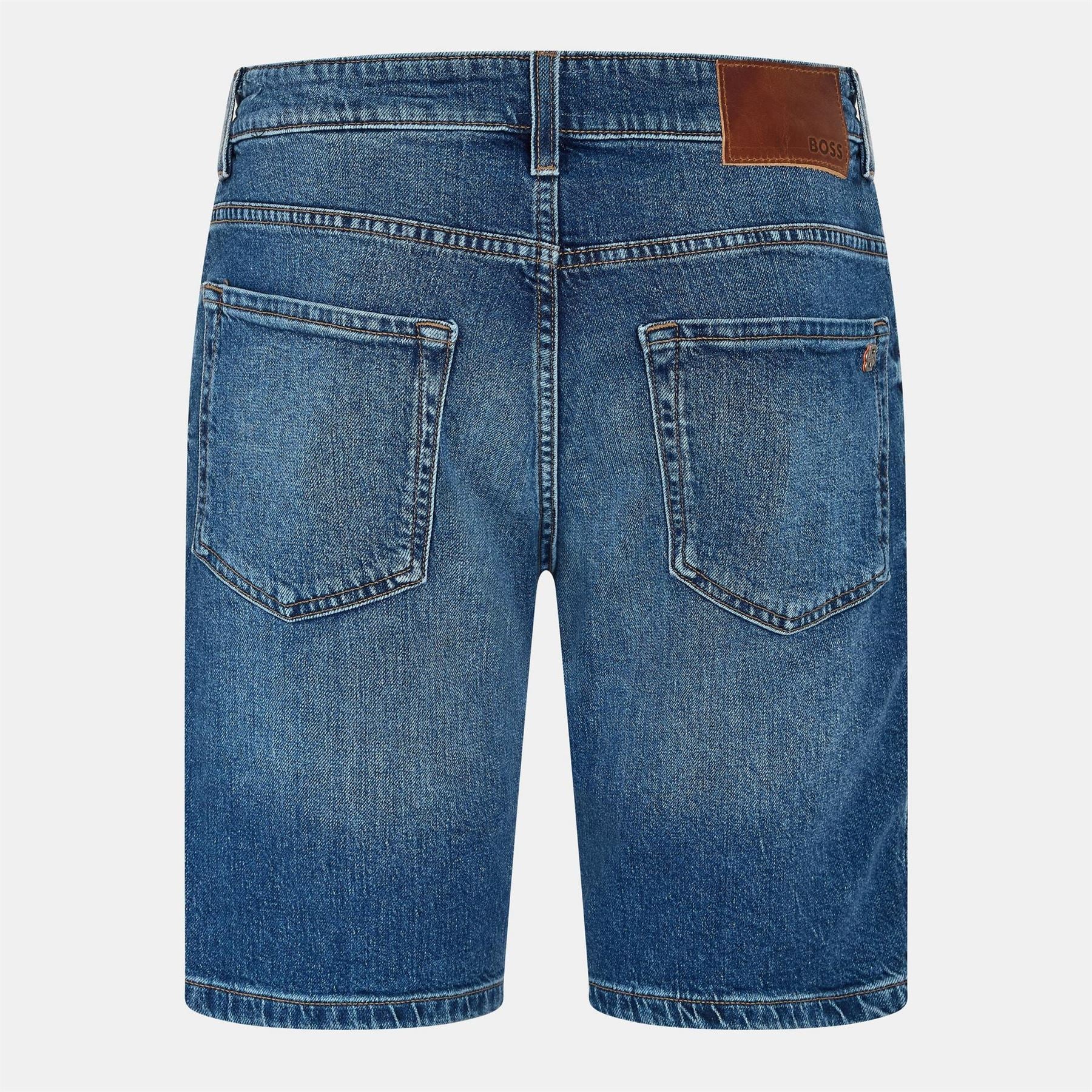 Boss Re.maine Denim Bermuda Shorts