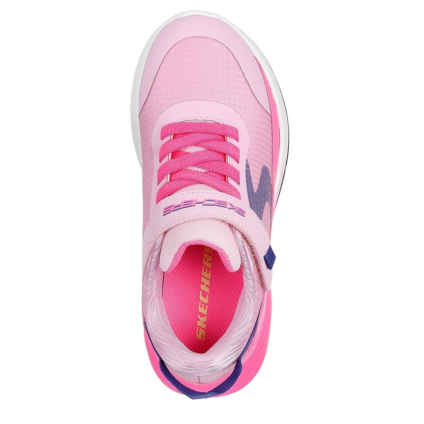 Skechers Gore And Strap Sneaker W Mono Mesh Runners Girls