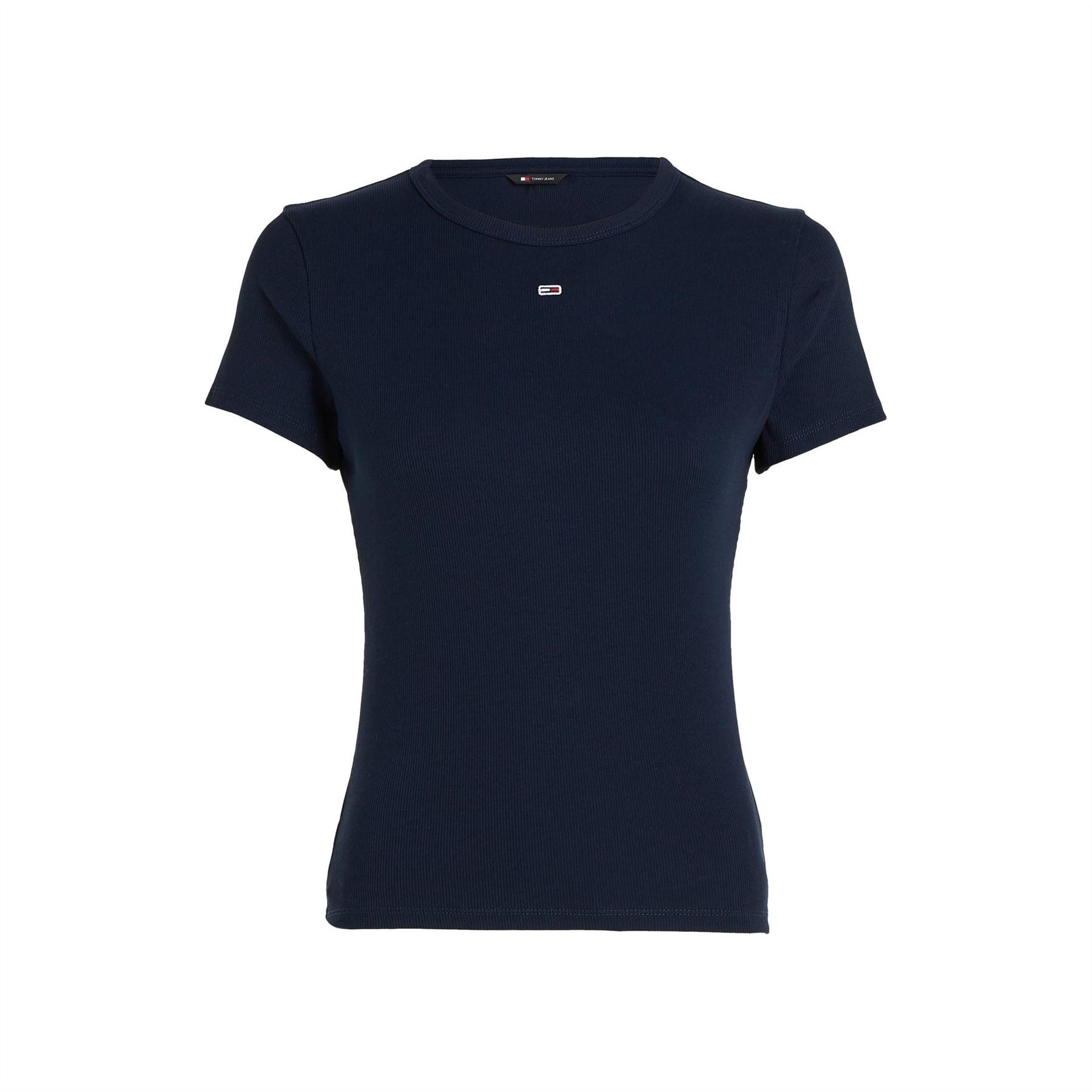 Tommy Jeans Slim Essential Rib Short Sleeve T-Shirt