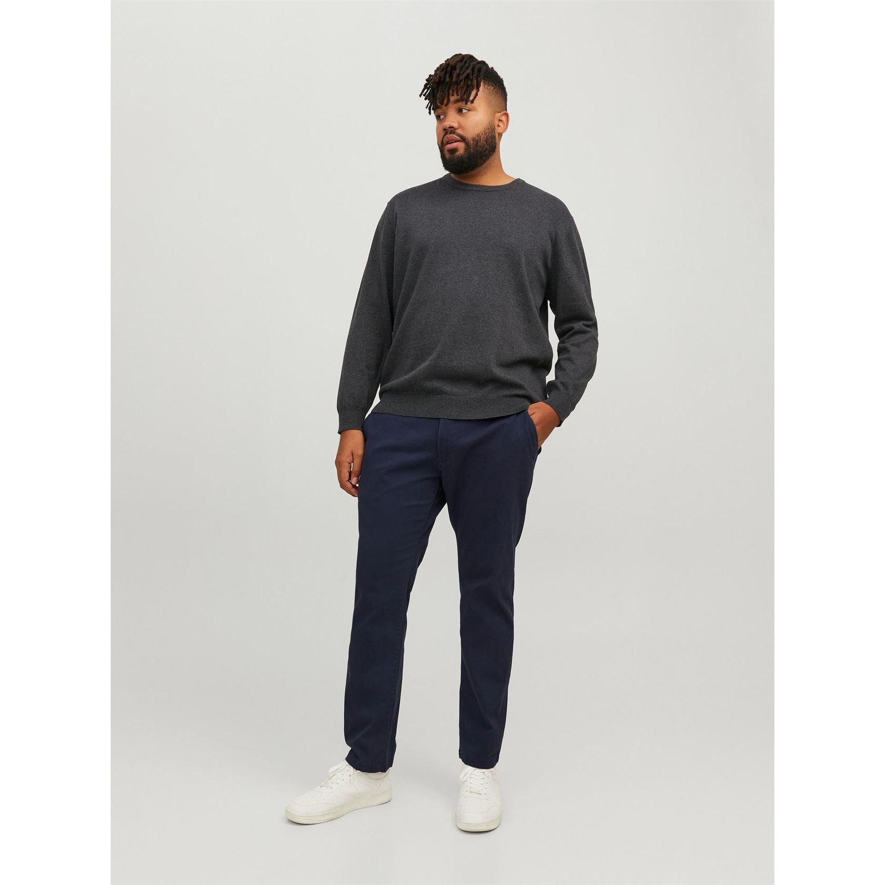 Jack and Jones Mens Dave Chino Trouser Plus Size