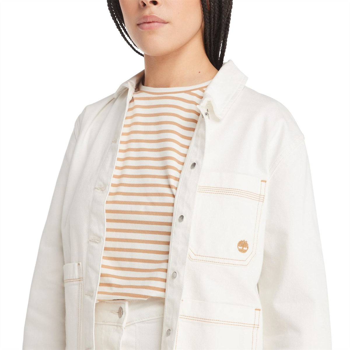 Timberland Kempshire Chore Vintage White Field Jacket