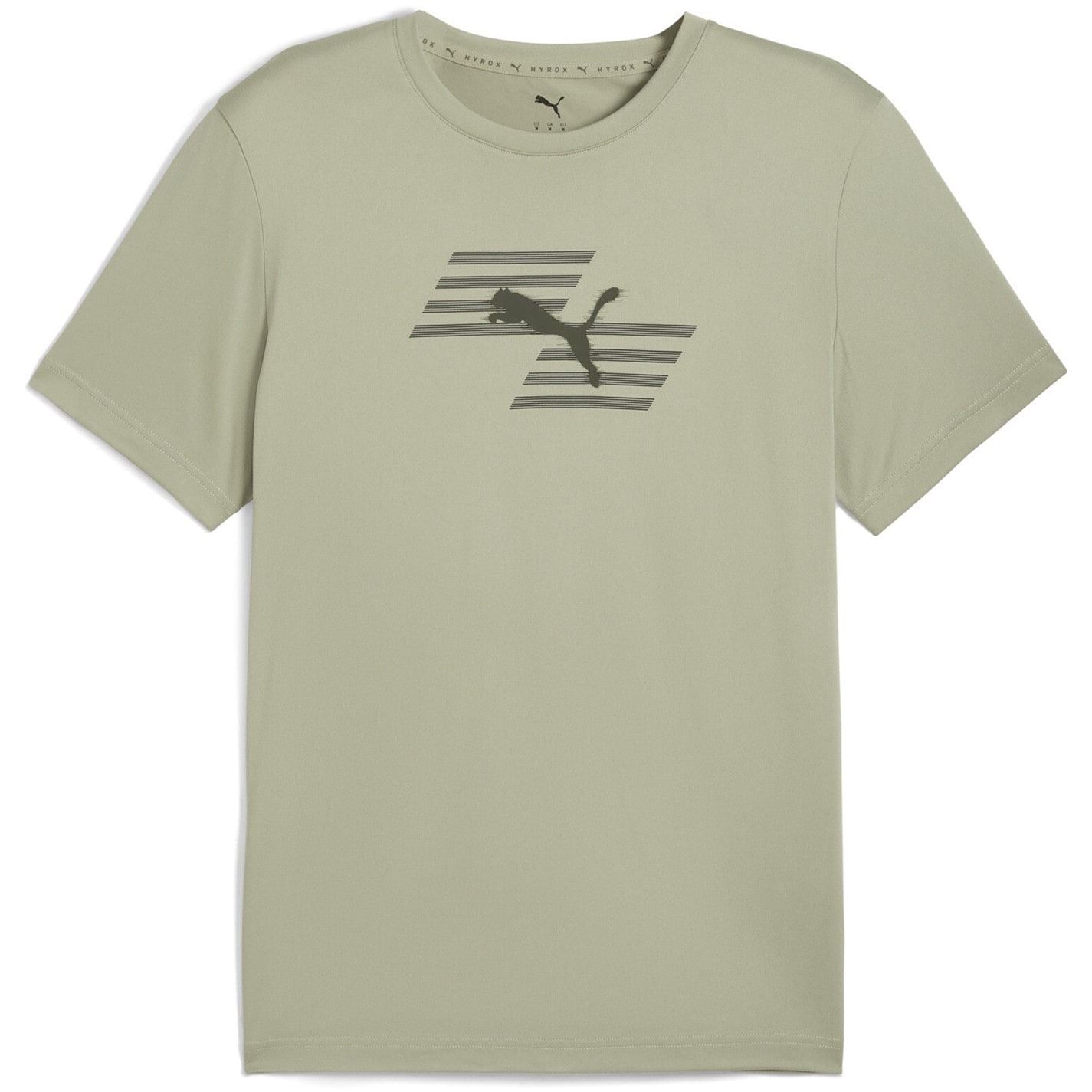 Puma Hyrox Graphic Short Sleeve Performance Gym Top