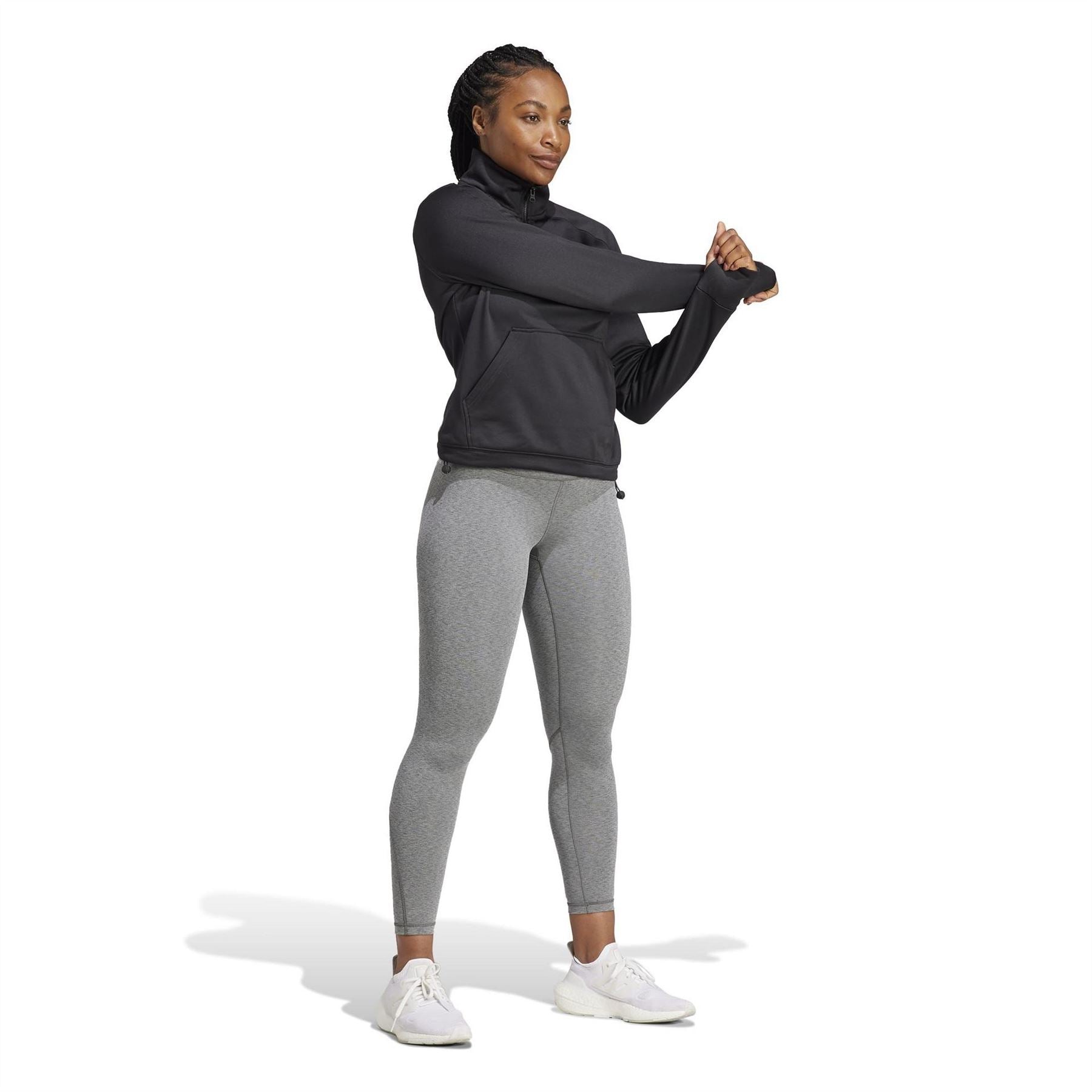 adidas Womens W Gg Quarter Zip Tracksuit Top