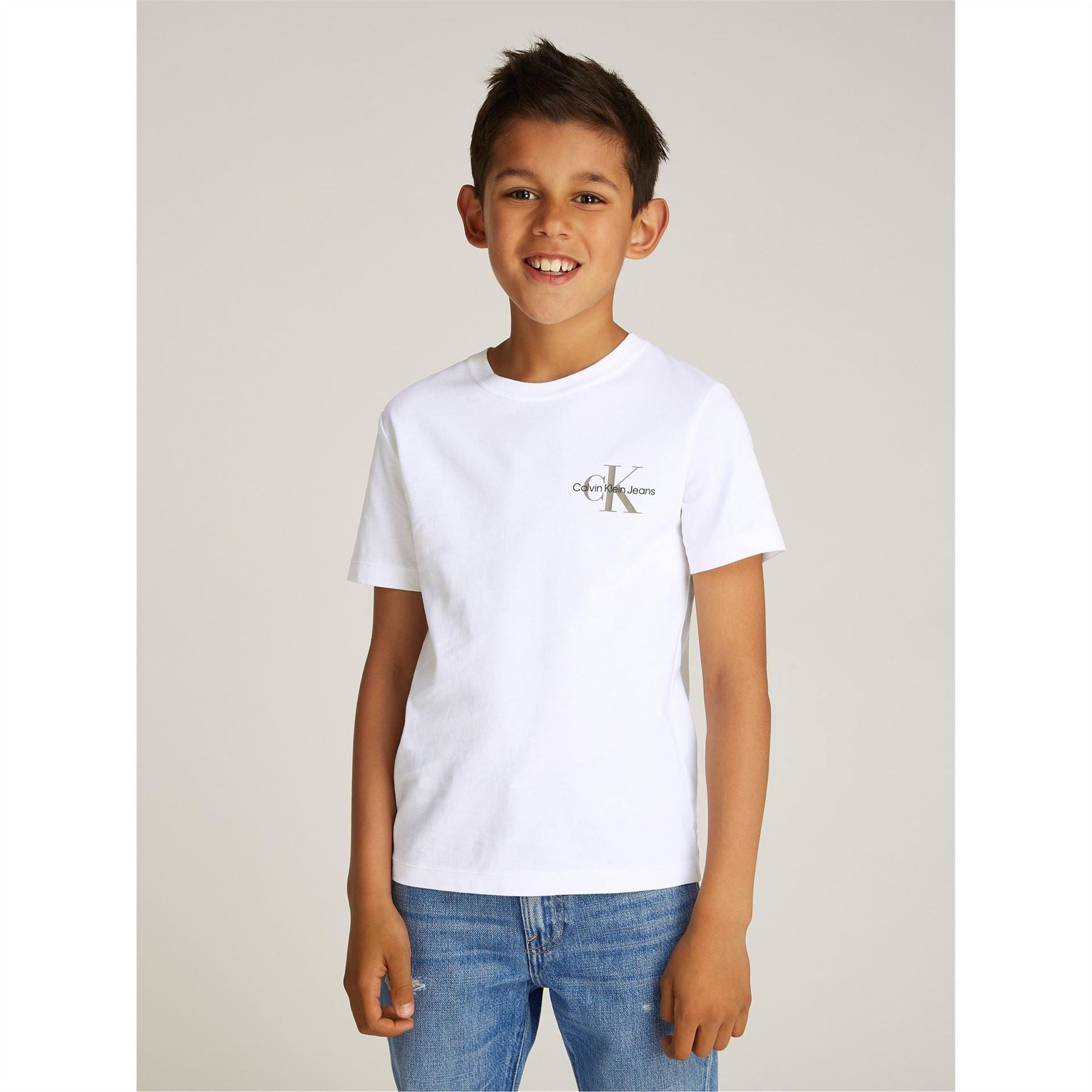 Calvin Klein Jeans Regular Fit Short Sleeve Crew Neck T-Shirt
