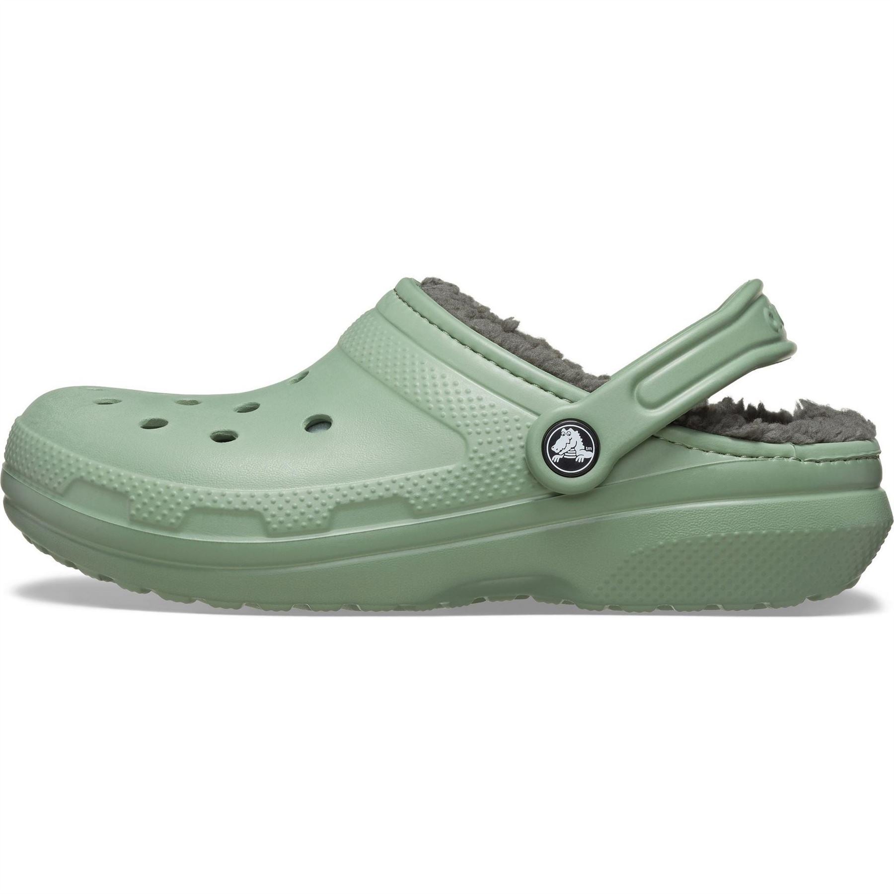 Crocs Lined Shuv Clogs with Perforated Toe